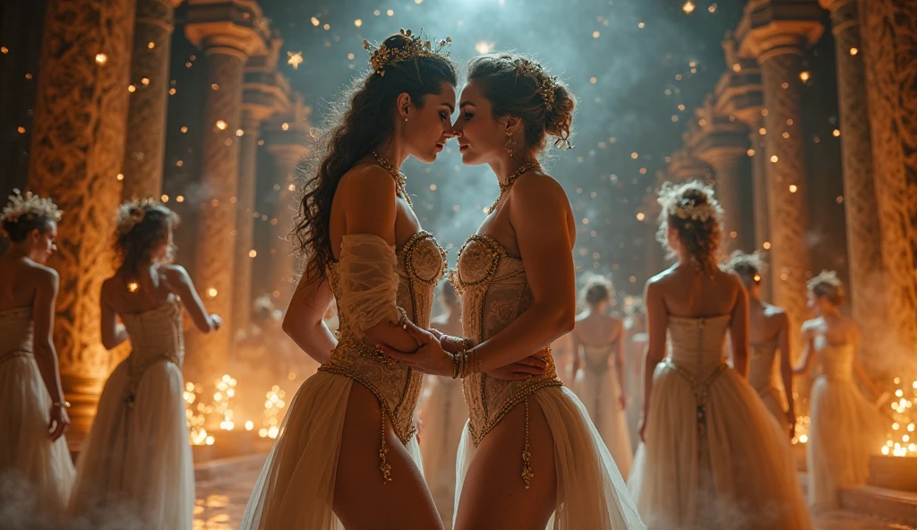 Greek people, greek male, a mature female, ethereal, goddess, large breasts, bare shoulders , bare Waist, bare  Abdomen, perfect female figure, arms up, armpits, thighs, [light smile], expressionless, see-through
high jumper's body proportions, (obesity: 0.0), no panties, No pants,No socks,No skirt,No shoes,Dynamic posture,Fighting stance, (Full body), (Greek feet), (Carefully groomed nails),Delicate and small toes, perfect toes, Camel toes, Correct anatomy, Correct dissection,( Clothing: transparent cheongsam made of transparent plastic, high slit design, white flowers cut at the waist, perfectly blending with the figure, gemstones, diamonds, pendants, necklaces, waist chains, stud earrings, earrings, bracelets, anklets), the robe flutters with the wind, the clothes are painted with ink landscape paintings, almost naked, fully see-through exposed crotch, clear closed crotch cleft streaks, without bra, slender body, almost naked, Ancient Greek-style robe of colorless transparent fabric with minimal cloth area, colorless transparent fabric bra with minimal fabric area, colorless transparent loin cloth with minimal cloth area, Bust mostly exposed with full see-through, Perfect slim body (nipple slip: 0.5)
masterpiece, detailed, alluring succubus, ethereal beauty, perched on a cloud, (fantasy illustration:1.3), enchanting gaze, captivating pose, otherworldly charm, mystical sky, soft colors, (detailed cloudscape:1.3), (high-resolution:1.2), ((masterpiece)), (best quality), HDR, ((masterpiece)), (best quality), HDR, FEMME, Mirela Anton art Style, artistic, Soft color palette, windblown flowers, Sparkle, magical photography, Soft smooth lighting, Light background,