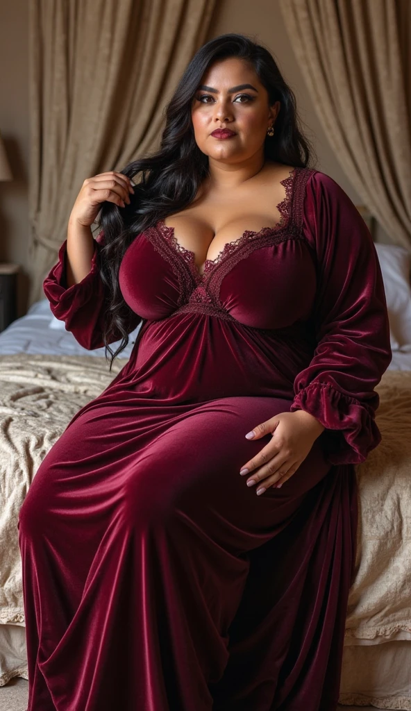 (high quality,ultra-detailed,realistic:1.37),(best quality,4k,8k,highres,masterpiece:1.2), full body, a majestic noble madame over 46 years old, serious expression, plump figure, gigantic cleavage breasts, towering stature, gigantic hip, powerful thighs, intense aura, dominance, plump big fat buttocks, (Manhattan lace blouse, leggings:1.2), (Teresa Teng:1.25)