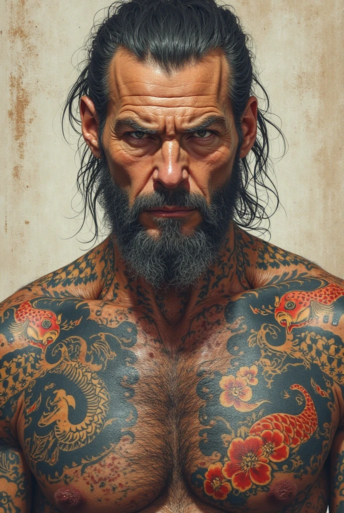 Traditional tattoo on arms