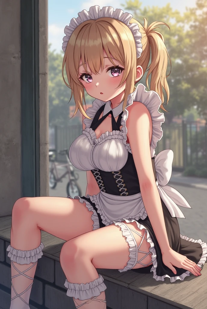 (nsfw),masterpiece,ultra detailed,sharp focus,high resolution,(night light at midnight,midnight,night,dark,:1.3),(tareme,adult female),(plumpbody),adult body,high beams,seductive anime female,(off-the -shoulder black blouse,elegant frilled blouse,boots,short flare skirt,white skirt,naughty undies:1.1),necklace,earring,(blonde hair:1.2),(peace sign,double peace:1.1),(tanned skin:1.3),(blushed:1.3),(squatting on ground,spreading legs),(at off street,back alley:1),(armpit hair,pubic hair),(wet skin,saliva,opening mouth:1.1),,(excessive cum in pussy,bukkake,cremapie:1.1),grinning,