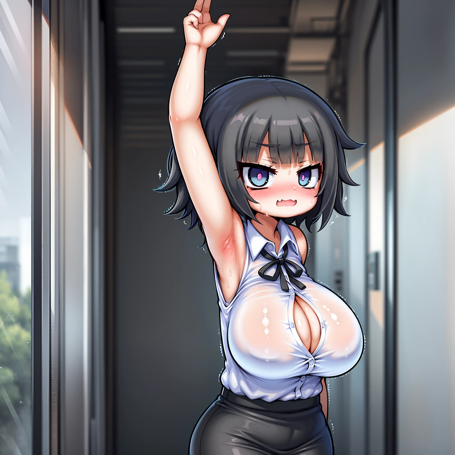 close up, realistic proportions, (adult woman tape gagged: 1.5), (sitting on old stool: 1.2), (in dark abandoned storeroom: 1.3), (huge breast wearing unbuttoned shirt, nipple exposed: 1.3), (sad expression, wide eyes: 1.4), (arms tied behind back: 1.2), (cum on shoulders: 1.5), (cum on face and hair: 1.7), (cum on breast: 1.5), (dark and desaturated dramatic lighting: 1.3), dark shadows, harsh shadows, in the shadow, (night time: 1.3), body contour lighting, (crates stacked: 1.4), piles of drug packets, nsfw, (darken scene: 1.2), (panty pulled down: 1.4),