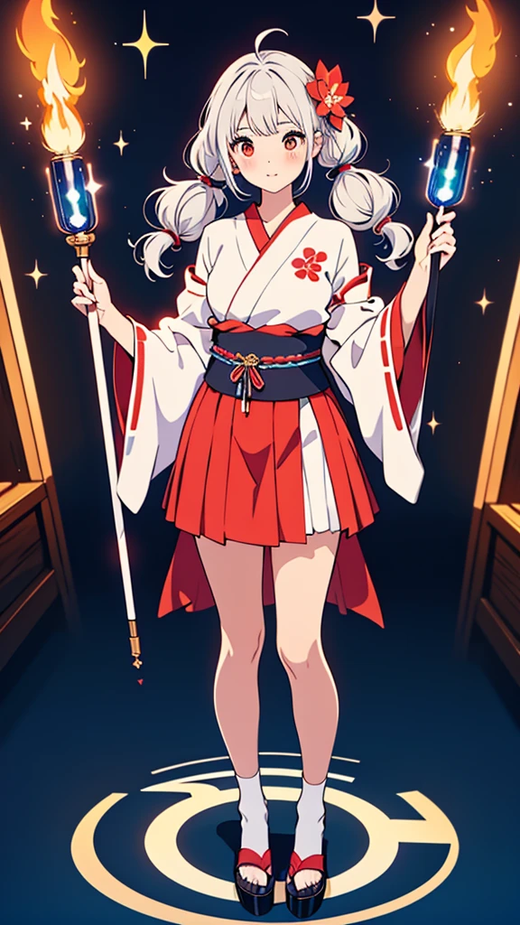 My little pony, (anthro), turquoise to white hair gradient, white body, red eyes, medium breasts, red lips, perfect lines, beautiful quality, room, very shy, ((Mage robe)), radiant light, red stockings, white panties 