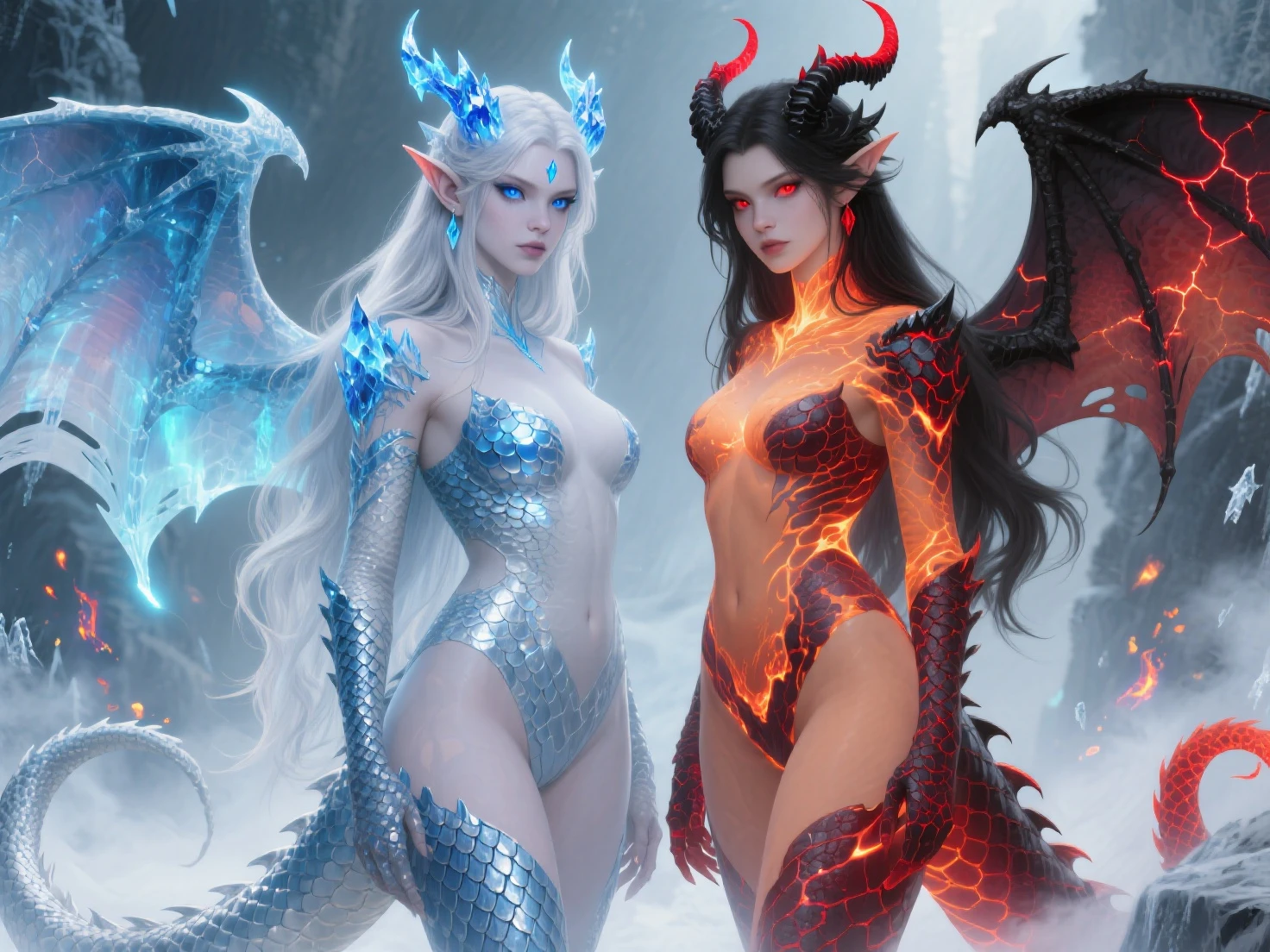 woman, full body, large breasts, light dress, blue eyes, dragon horns, dragon scales, perfect dragon ears, eyelashes, detailed hands, detailed anatomy of hands, detailed eyes, expressive eyes, smiling, solo, full body, dragon feet, detailed feet, anatomy of feet, neck dragon scales, body red scales, legs scales, arms red scales, red face, anthropomorphic dragon, 1 girls, antrum, female, scales, female scales, red scales, looking at the viewer, diaphragm, smiling, solo, wide hips, dragon, dragon ears, dragon girl, dragon tail, ((dragon)), antrum, bipedal, black shadow, large breasts, shadow, female, skin, makeup, mammal, black nose, smile, (((soil))), humanoid, animal ears, scales, large breasts, masterpiece, HD, best quality, Red scales, scales all over the body, shiny scales, humanoid dragon, big breasts, loose dress, light dress, wavy bar dress. --auto --s2