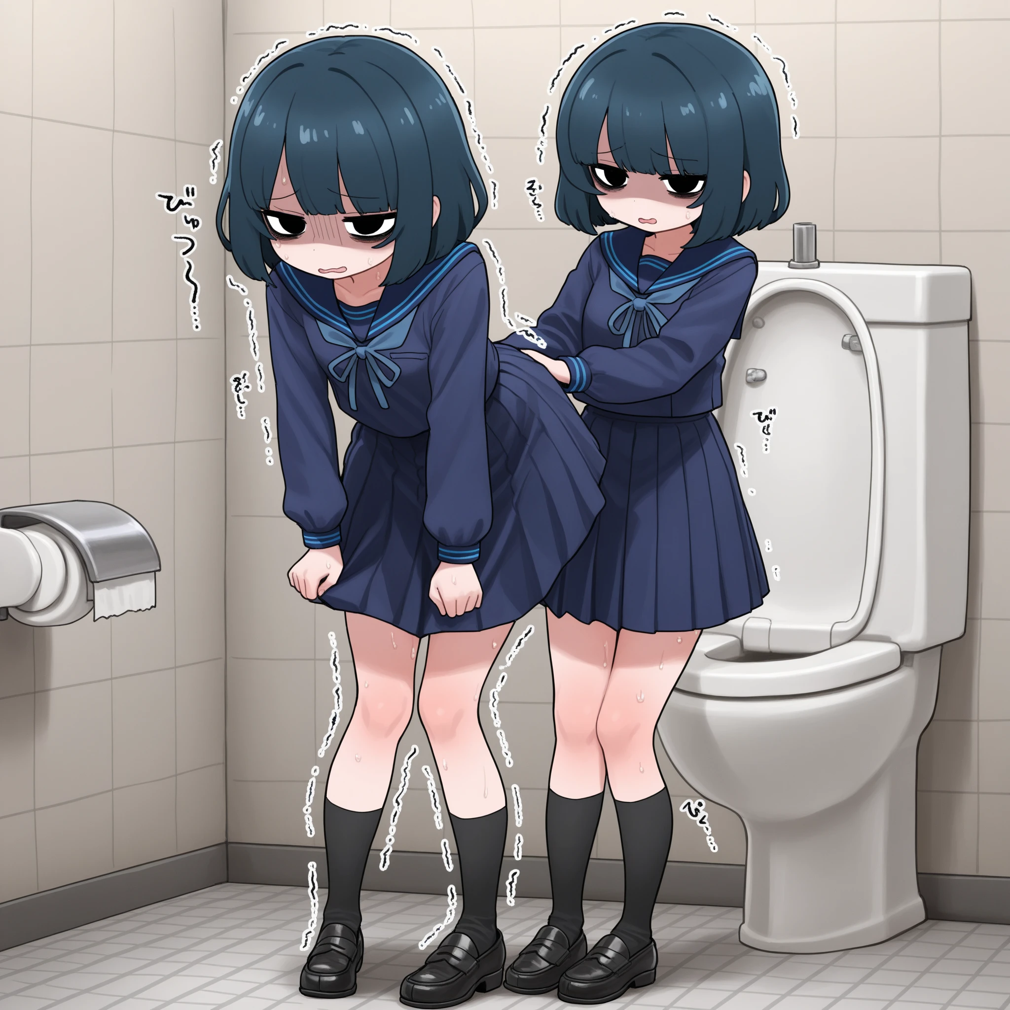 ((masterpiece,High resolution, high quality、Detailed Description、8K)),(Cute face)、((((school bag))))、((((Elementary school students Kindergarten students 、 multiple whores、Prostitution by multiple minors、Homeless girl、Street Children))))、((Nose hook、Drooling from the mouth、syringe、injection traces)),Completely naked、sexual excitement expression, (sexual excitement:1.2), ((Flesh toilet、Bitch、Sex slave、Sexy pose))、Looking into the camera、Showing off his penis、Showing off pussy、Showing anus、((Huge breasts、very thick legs、Very big ass)))、(((Nipple piercing、tattoo)))、(Shiny skin、Slimy skin)、(((Public toilet、Licking the toilet bowl、Outdoor exposure、Junior idol、Underground Idol、Sex Shows、Blowjob show、orgy show)))、((pubic hair、Armpit hair)),((Immoralityity、Lack of ethics、Immorality))、((barker、Lure、Simulated Sex、Simulated fellatio、Blowjob Gestures、Handjob、Sex Appeal))、((Covered in semen,Cement splashing,ejaculation)),Realistic、(Black Hair、Twin tails、blonde、Pink Hair、Long Hair、ponytail、Normal chest、Small breasts,Idol Costumes、Prostitute costume、Micro Bikini、Sexual Bunny Girl Costume、Shabby clothes worn by a homeless person)、otokonoko、Used Condoms,drinking、Scattered banknotes、Hand holding banknote、(pubic hair)、((Black nipples、Black areola、Long nipples、Large areola、Expanded)),(((My perspective、私にSex Appealする沢山の小学生、girl、Peace sign while giving a blowjob、Hand holding banknote、Hold a condom、)))、(((Vomiting、Spit out semen)))