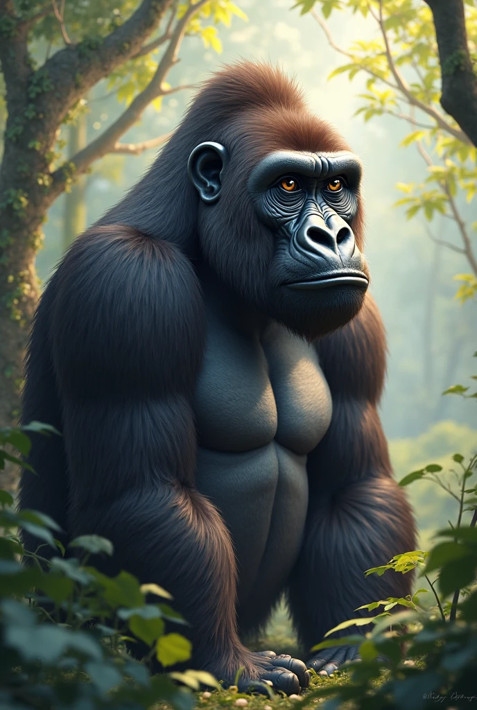 Cute gorilla
