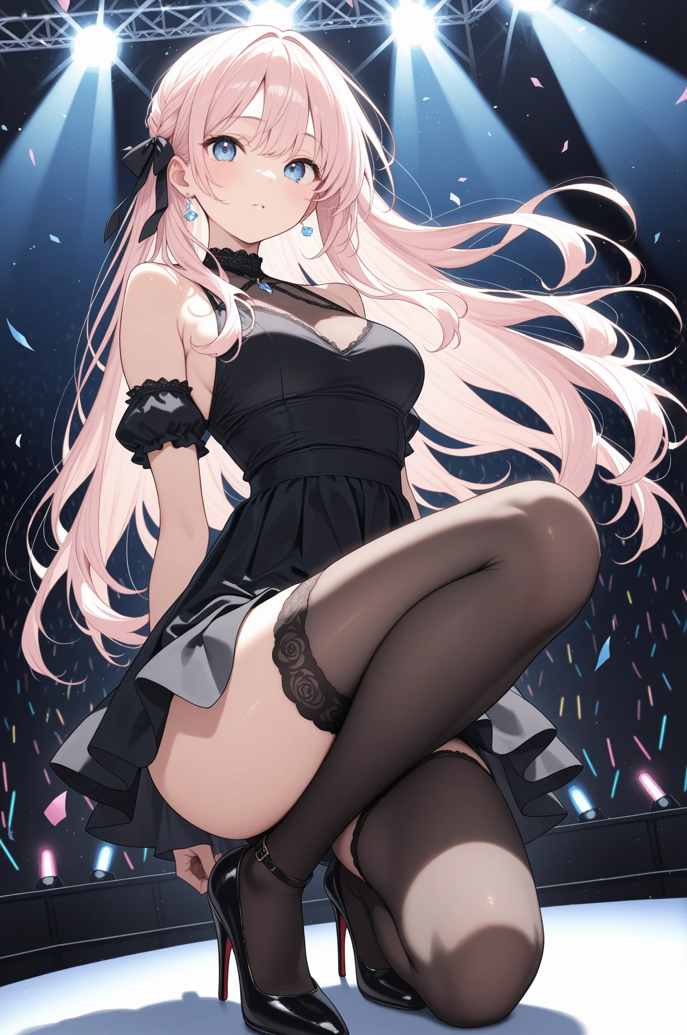Pink Hair、ピンク目girl、Small breasts、Hair Bun、girl、Small breasts、Lolita、Bright smile、Looks about 15 years old、Petan Musume、short、目のhighlight、Sexy thighs、Bunny Girl Costume、casino、Please show me your armpits、Your eyes are so beautiful、highlight