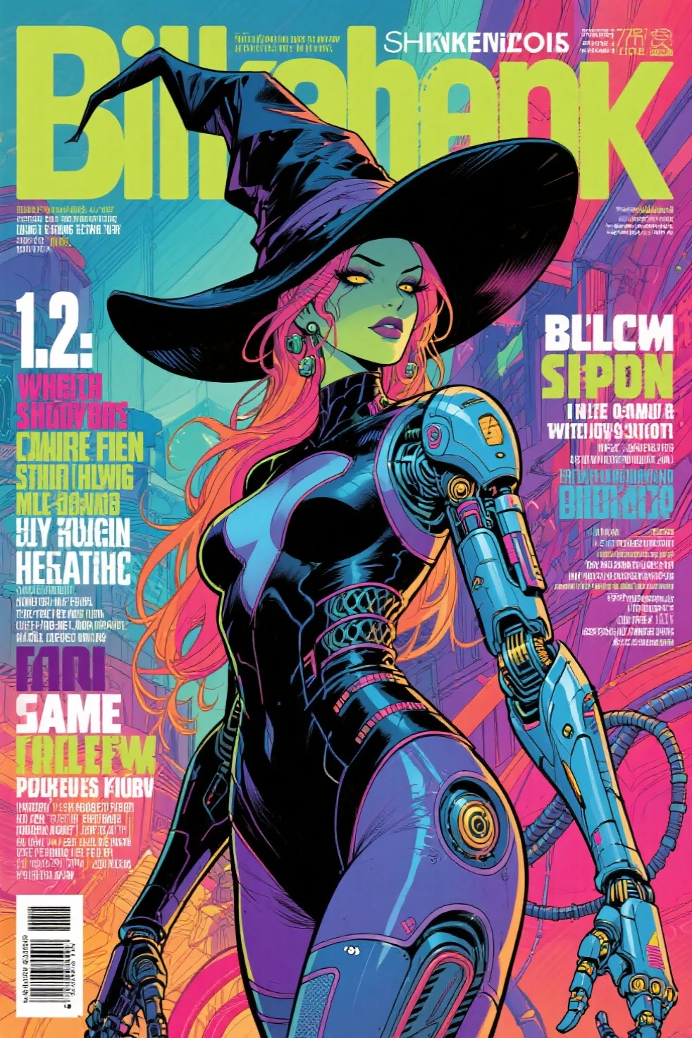 One barbarian girl, red head girl, space-warrior girl, cyborg girl, beautiful bbw girl, chubby girl, woman-warrior, whole body, nude body, Perfect skin, space background, blood rain, dark fantasy, Linsner style, Science fiction, 80s, 16-bit game, VHS era, planet in space background, purple lightning, psychedelic color background, smog, fog, swamp, girl in swamp, mad max style, vhs tape cover