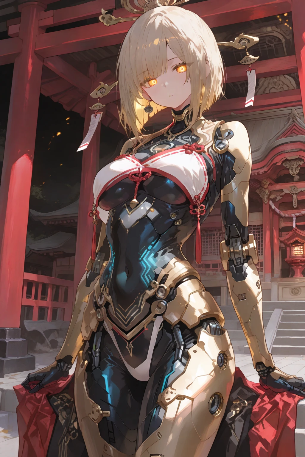(photorealistic:1.8, highest quality:1.8,8K masterpiece:1.8,High resolution,muste piece:1.8,RAW Photos,cinematic lighting),No split screen, cyber punk、graduate School、wet floor、 (1 android girl:1.3)、Completely naked、Full body tattoo、choker、beautiful breasts、T-shirt、beautiful butt、beautiful thighs、plump nipples、(Nipples visible through clothing)、cameltoe、metallic mask、
(mechanical art: 1.4)、(mechanical limbs)、(blood vessels attached to tubeechanical spine attached to the back)、(Mechanical cervical vertebrae attached to the neck)、
Body painting with a pop design drawn all over the body、pop art design、Metallic art、cutting edge fashion、conceptual art、 (Beautifully shining vermilion, yellow, blue, white, silver, and gold hair:1.5)、shining blue eyes、Stoic