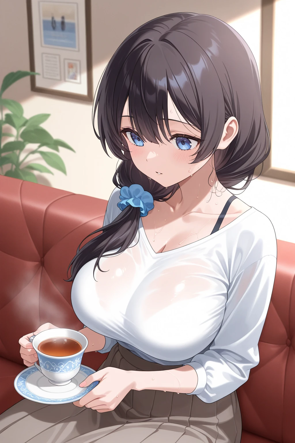 (Tabletop.highest quality).(Black Hair、Bangs、Junior high school student in naked apron、Dynamic Low Angle、Hair blowing in the wind、short apron、Breast milk wet、Bar date、A girl sitting in a bar drinking a mug of milk、She with a mug、beautiful spotlight、Beautiful body、Sweating profusely). (CG paintings with attention to detail),(Perfect image).(Naughty gravure、A lustful pervert gravure idol、I&#39;m proud of my outfit、Presentation to the audience)、Comic Strip.shape.1 girl.Detailed face、Running along the shore、Perfect body.(Child body type、Small breasts、Thin chest、No underwear)、Beautiful thighs、Beautiful belly、Perfect Face.Delicate face、Raise your arms、Proudly、Pull your chin in、Seashell hair ornament、Shiny Swimsuit, Gorgeous swimwear、Exposure、＃(Beautiful bikini showing off belly and bare legs)、Exposed breasts、Rough skin、Long Hair、(bunny ears girl)bunny ears girl、＃((Beautiful brown eyes)).Delicate and beautiful eyes、Beautiful eyes lit by light、Shiny Hair、Reflected Eyes、.(Looking at the audience:1.3).(Red face:1)、＃8k wallpaper、Bold full shot、reflected light、Most detailed、Complex、Delicate background、Rough skin、Fine skin、(Super Resolution)、mini skirt、Chirarizum、(whole body、美しいwhole body像、 Body Type)＃((Beautiful brown eyes)).Delicate and beautiful eyes、Beautiful eyes lit by light、Shiny Hair、Reflected Eyes、.(Looking at the audience:1.3).(Red face:1)、＃8k wallpaper、Bold full shot、reflected light、Most detailed、Complex、Delicate background、Rough skin、Fine skin、(Super Resolution)、mini skirt、Chirarizum、(whole body、美しいwhole body像、 Body Type)