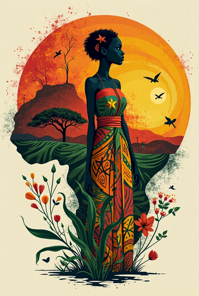 Symbol of the union of Brazil and Africa 