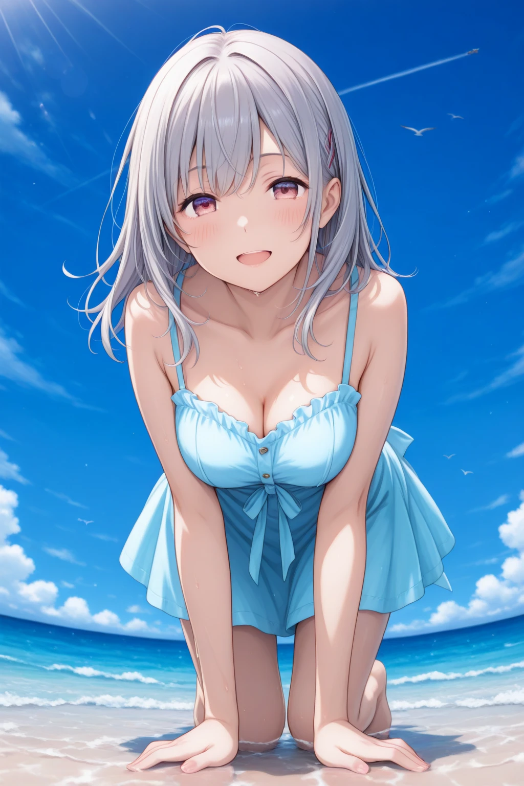  Luminous body,nsfw,Cloudy juice、股からCloudy juice、Estrus、Bukkake、masterpiece, Highest quality, High resolution,My knee hurts, I'm crying, I'm crying a lot,knickers