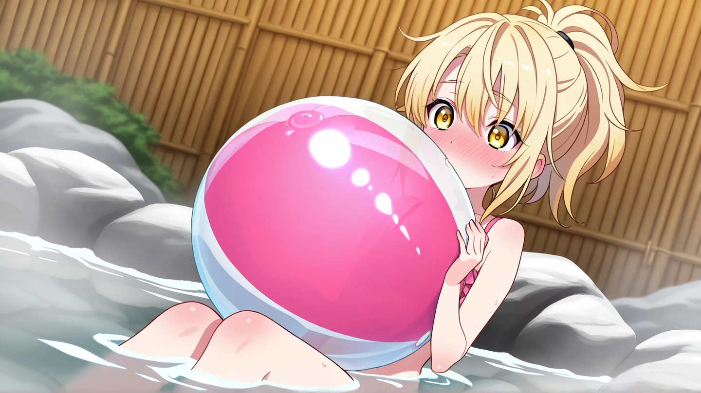 1girl, nsfw, houjousatoko, short hair, blonde hair, purple eyes ,hairband, large breasts, ??????, Running, ,, Heavy snowfall area frozen wet mountain Alone, , ?????, solo, 1girl, amusement park ,, , Peeing, lactation, projectile lactation
