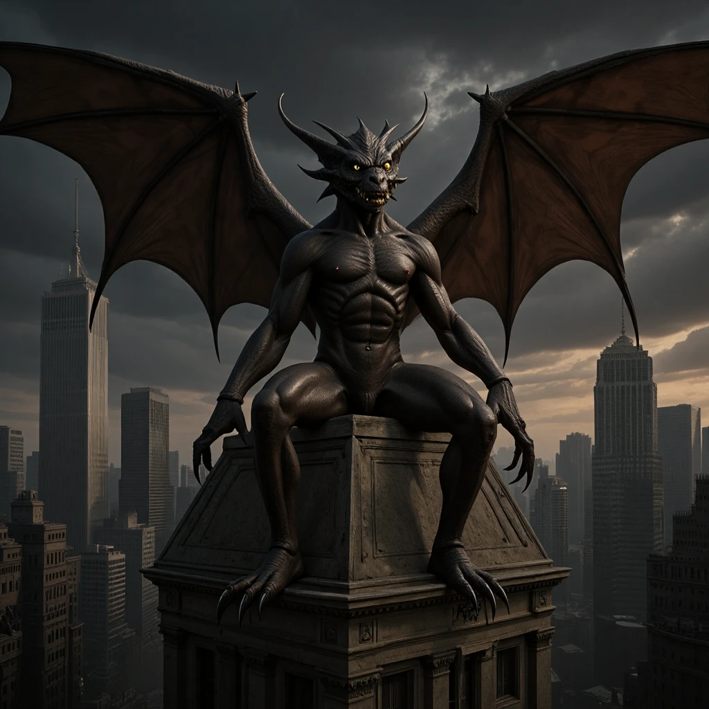Gargoyle penis monster