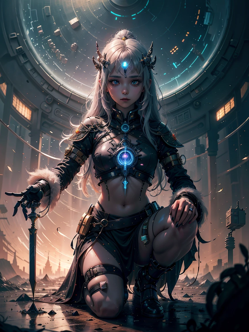 raw Magic metal robot female dominated varied angle below-close near a Will-o'-the-wisp full-plated-armor-massive chaos dark evening Pro-photorealism lights sun illumination luminescence depth resolution optimal perfection ultra precise maximum Lightning contrast global illumination cgi vfx sfx sfx reflex ultra detail Octane rendered extremes enhanced graduated UHD XT3 16K DSLR HDR UnrealEngine5 romm rgb pbr 3dcg fxaa blu-ray color-coded backlighting anti-aliasing fkaa txaa rtx ssao opengl-shaders glsl-shaders post-processing post-production cell-shading tone-mapping equirectangular 360 meticulously entangled a magical wizard burning fire incandescent embers calciferous hearth "the travelling castle" cremations heart A necromancer Dark style Vampire Tourmaline 16k "Wanda Maximoff" Elizabeth Olsen 32years muscular symmetrical bodies heavily dressed Cosplay 16K "Scarlet Witch" dazzling ultra-beautiful delicate eyes soft face glowing effect tyndall mouth Open teeth smile (detailed high skin: 1.3) Bokeh absurd 16k short hairstyle suave seductive dramatic bridaldress shoulders lace white shirt sleeves white lace best ratio four fingers and an inch Magic hands: 1.3 clavicles papillotes silk satin felt seam strange corsait navel skirt loose swinging spinel thick leather thighs covered garters revealing legs boots solid bulky fur black abundant short Indigo thick underwear imposing fullbodye heart armor "Heavy Metal" metallic 16k magic covered flat opal bands copper chainmail chrome ruby throne occult Cristalline 16k War submit devastated temple Lava-glass-mirror strike multishoot-plasmalight ruins 16K Guweiz and James Jean by tattoo CGSCOSITY, etc. nsfw