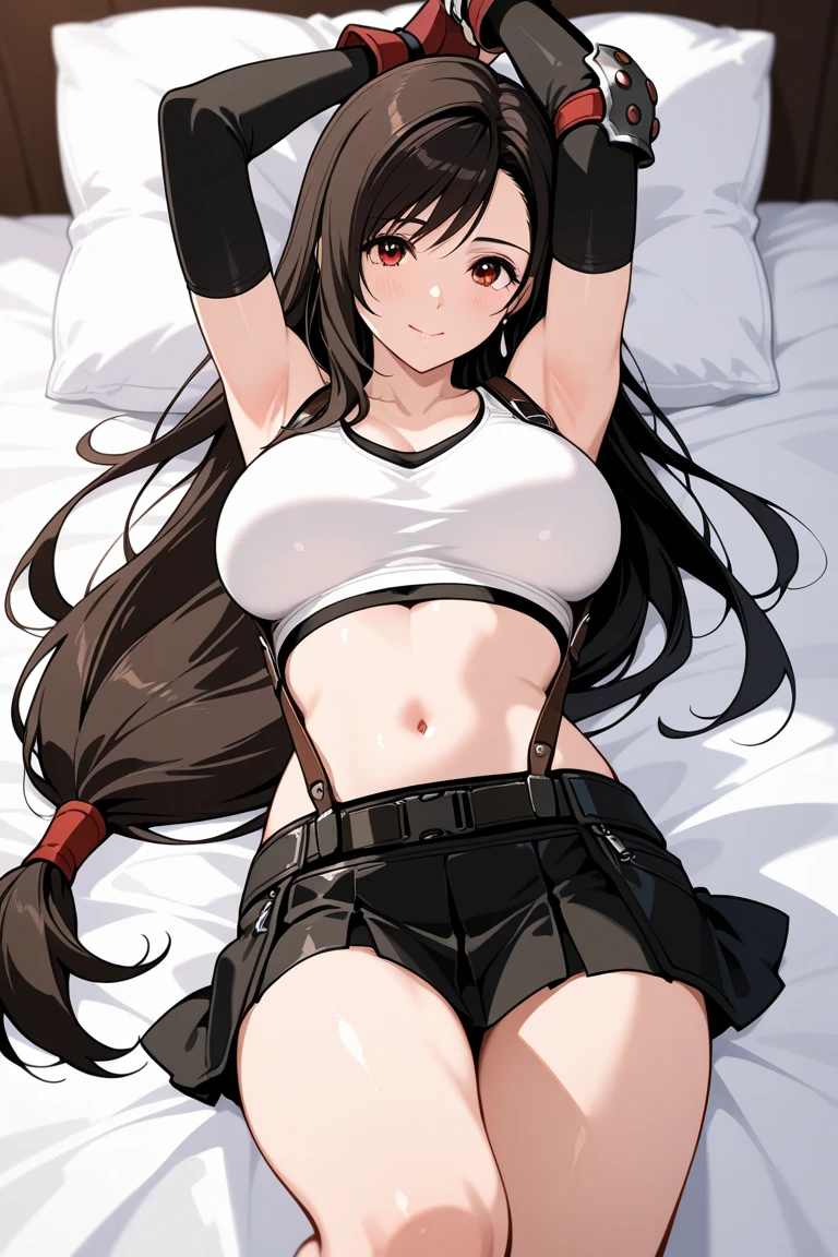 Beautiful tanned anime girl, slender waist, curvy hips, long wavy hair tied up in a messy bun, expressive brown eyes filled with distress, wearing a bikini top and cargo pants, lying on the sandy beach, hands clutching her stomach in pain, pale cheeks showing signs of hunger and punishment, her body weakened by starvation, the sun casting long, dramatic shadows, the atmosphere tense, ultra-detailed rendering, realistic textures, high-resolution, HDR, muted colors, focusing on the girl's anguished expression and the creases on her stomach, softly lit, professional artwork.