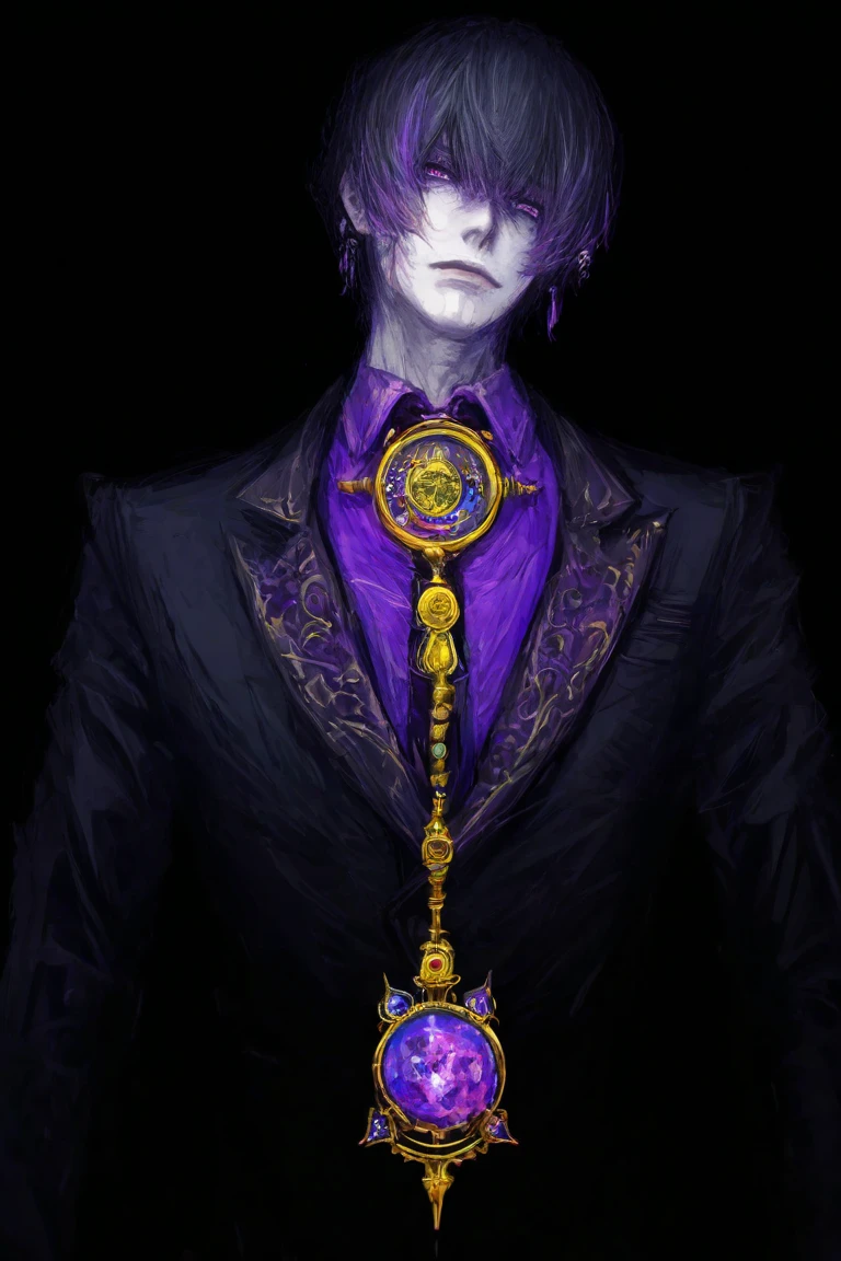Baron samedi with the clothes of heath ledger joker 