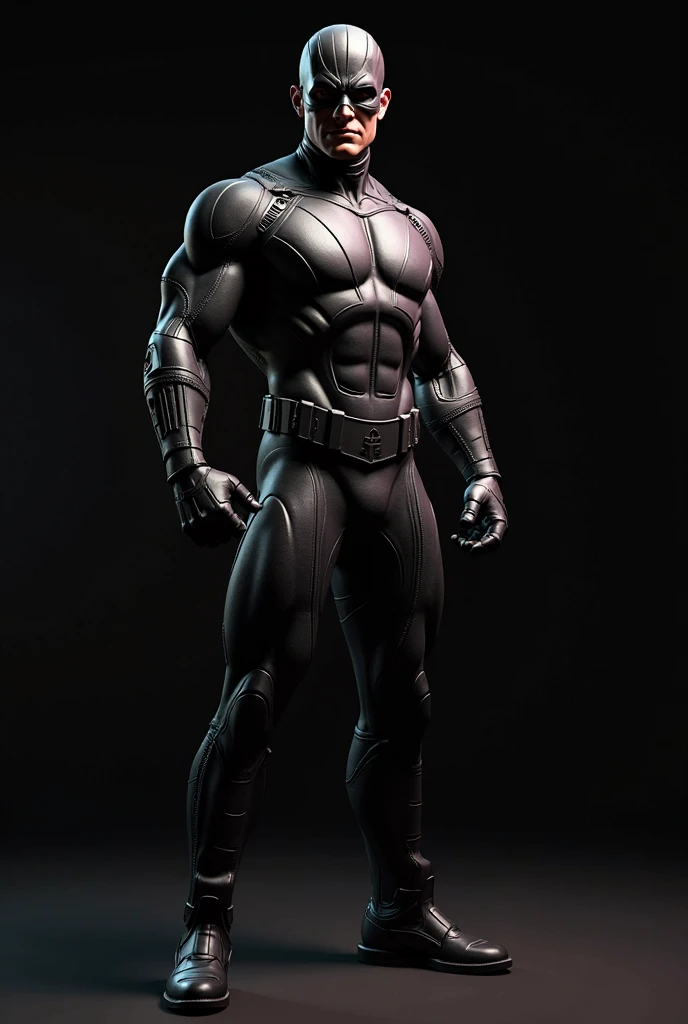 Tall giant muscular police officer,Black and gray camouflage honeycomb network pattern nano mecha,Honeycomb pattern,Lightweight texture,Character Concept(Resident Evil - Chris Redfield,Chris Redfield)senior police officer,Small grid texture,Regular symmetrical texture pattern,Sad expression,Deep and charming eyes,Emerald Eyes Hero,Heroic male pose,Tall burly,muscular!Attractive leg muscles,High target, Burly, Heqiang, Super Buff and Coolness, High Resolution Committee, Bigfoot black and gray camouflage ultra-thin nano-mechanical boots,Charismatic strongman,The bright sunshine shines on you,Matte particles,Shiny texture