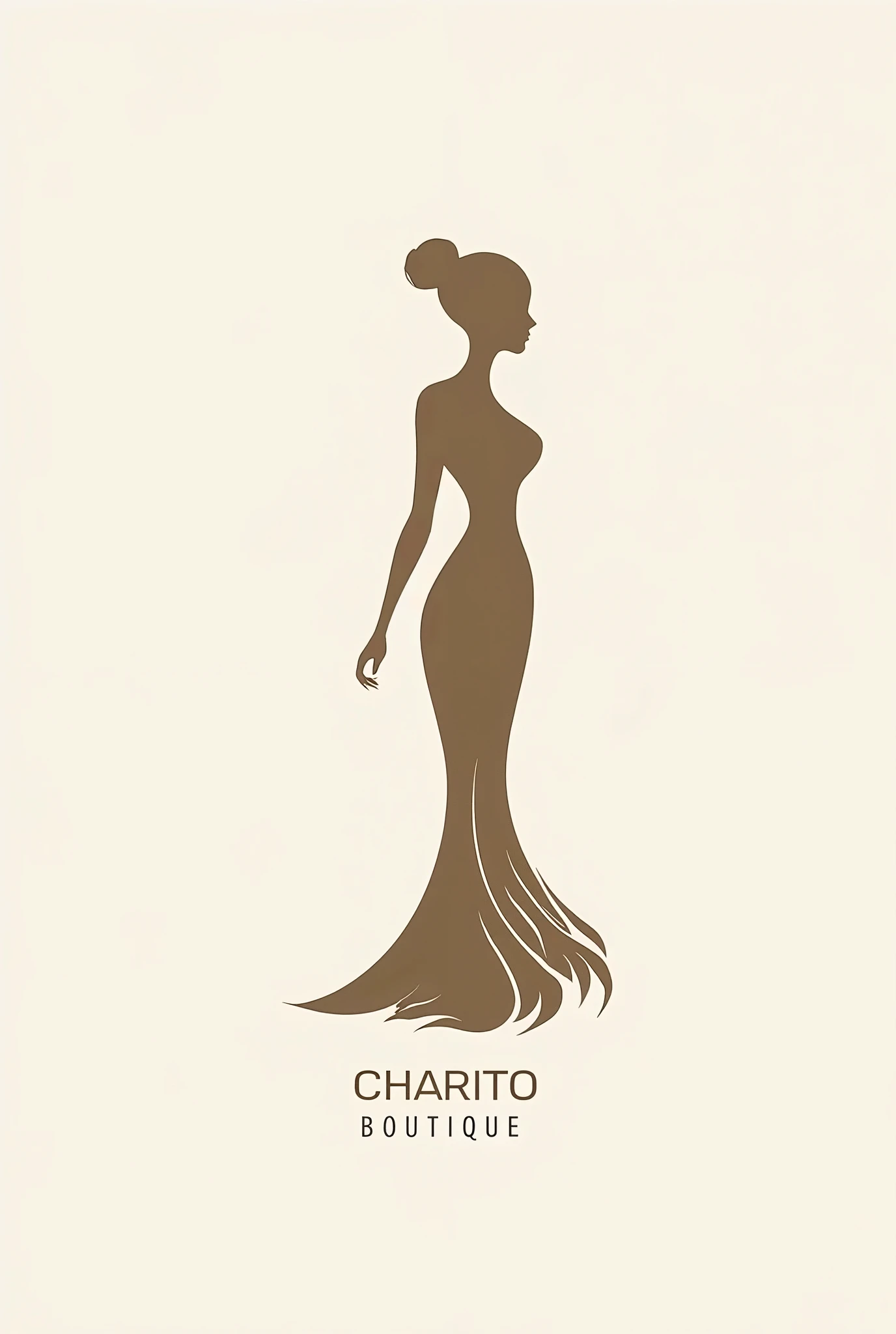 A logo that symbolizes beauty, Be careful with women and let them be golden and written below as Priscila Sousa and be elegant