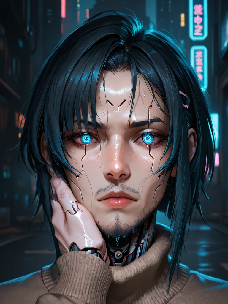 Cyberpunk background