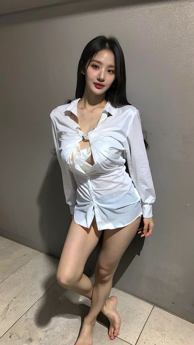 นักศึกษาthailand, woman, half-caste, thailand, Japan, Korea, Height 173 centimeters, ((stand)), charming, charmingน่าหลงใหล, Beautiful face, แต่งBeautiful face, Double eyelids, Beautiful long eyelashes, mascara, red lips, black hair, long hair long hairมาก, long hairตรง, long hair, flowing smoothly, womanที่สวยงาม, The texture is realistic., white short sleeve shirt thin shirt, Huge breasts, Breast augmentation, เต้าBig tits, Big tits, short black pencil skirt, Very short, Side incision, กระโปรงพร้อมเข็มขัดwoman, Symmetrical shape, sexy figure, small waist, Long legs, Pitch black high heels, earring, Put on a watch, Student brooch on the left chest of the shirt, full body photo, Look at every part of the body., university backdrop