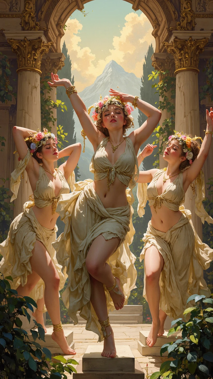 slave , blood, dirty clothe, a mature sad female, ethereal, large breasts, vivid color, bare shouders, perfect female figure, arms up, armpits, thighs, [light smile], expressionless, masterpiece, 8k resolution, fantasy art, ((high jumper's body proportions)), ((obesity: 0.0)), ((((no panties)))), ((no panties))), ((( No pants))),(((No socks)))),(No skirt)))),((No shoes)))),((Dynamic posture)))), (Full body))), , (Greek feet), (Carefully groomed nails),((Delicate and small toes, perfect toes))), (Camel toes),((Correct anatomy)),((Correct dissection))),( Clothing: high slit design, white flowers cut at the waist, perfectly blending with the figure))), ((( the robe flutters with the wind))), (((the world of clouds and mist))), (the clothes are painted with dirty and blood )))),