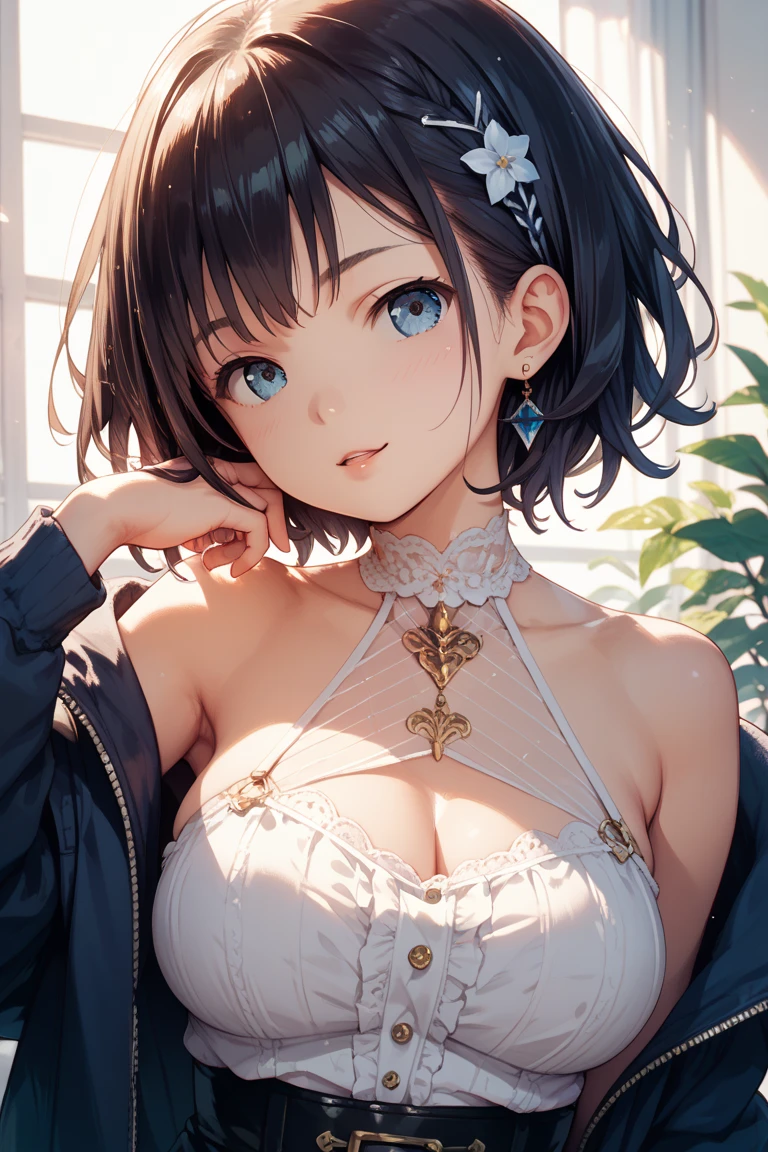 masterpiece、最high quality、High resolution、High-quality images、8k, 1 female、Skin Radiance、Skin Texture、Expression of fine eyes, realism, detailed manga style, Manga art style, Perfect line drawing, Beautiful line art, digital manga art girl, clear, charm, Front view, (Perfectly Detailed face), (Beautiful Hands) 、(Five Fingers:1.3)、Photorealistic images, Written boundary depth,
One Girl, bangs, blue eyes, Brown Hair, Mouth closed, From the side, Hair between the eyes、白とピンクのdress、Long sleeve, View Audience, Long Hair, night, star , Upper Body, Bright and colorful, Strong color contrast, ((Shooting with a digital SLR)), photograph, Becoming a pro, Realistic, Are standing, Hot Face, blush, (Glowing Skin), Browsing Caution, ((Lifeで:1.3)), cute, cute, Japanese, high school girl, height: 158cm, 16 years old, 最high quality, shape, Very detailed, In detail, High resolution, 8k wallpaper, Perfect dynamic composition, Beautiful details, Big Breasts, Random sexy poses, whole body, Like a real human being, smile, nude, gravure, 1 female, Black Hair, Long Hair, 15 years old, (Big Breasts:1.3), 最high quality, 8k, high quality, High resolution, (Thick lips), ((Looking at the audience)), double eyelid, Beautiful woman, whole body, Dutch Angle, ((cuteネックレス:1.3)), ((Blur the background:1.3)), , ((Short Bob:1.5)), Brown Hair,masterpiece、Life, Are standing, Cowboy Shot, Dutch Angle, ((naked)), cuteネックレス, 最high quality、High resolution、High-quality images、8k, 1 female、Skin Radiance、Texture of skin and clothing、Expression of fine eyes、Girl with long shiny hair, Manga inspired by Lee Jong-suk, Trending on deviantart, realism, detailed manga style, Manga art style, Perfect line drawing, Beautiful line art, digital manga art girl, K-POPアイドル, dress, Beautiful brown eyes, Fuller lips, Gorgeous face with attention to detail, (cutesmile), charm的な, Innocent, Side view, (Perfectly Detailed face), (Detailed and carefully hand-drawn) Photorealistic images, Written boundary depth,(alone:1.4),(One girl:1.4),(blue eyes:1.2),(Detailed face:1.3),(Beautiful attention to detail:1.3),(Slightly parted lips:1.2),(Embarrassed look:1.3),(Blushing:1.2),(Slender body:1.2),(Large Breasts:1.3), (masterpiece:1.2),(最high quality:1.3),(超High resolution:1.2),(Realistic:1.1), roller:cuteGirlMix4_v10:0.5,roller:韓国人shapeらしさ_At 3 p.m.:0.3,((:1.5))