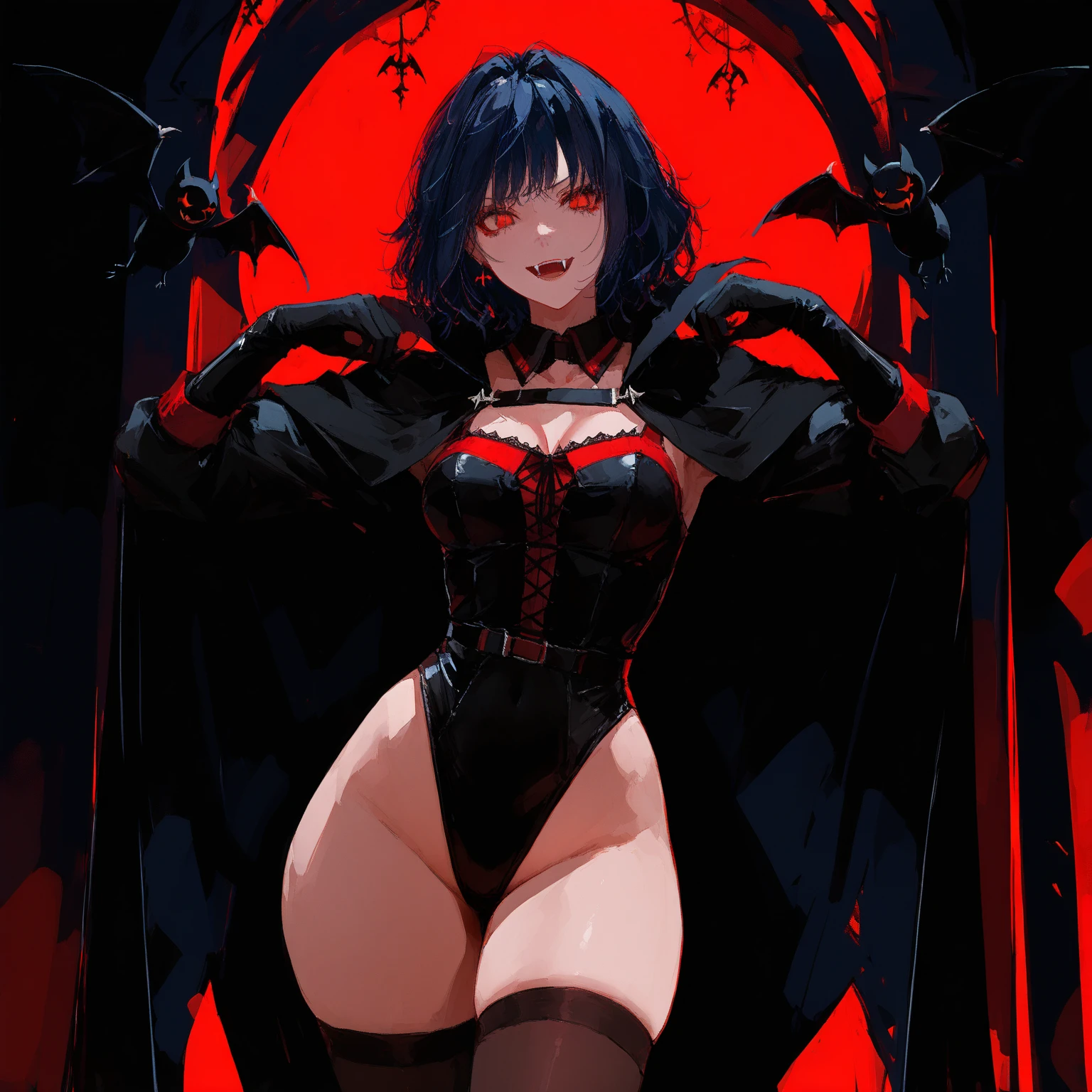 {nsfw dark ami mizuno}, beautiful detailed eyes, ultra detailed, corruption, evil fall, pubic tattoo, dark aura, full body
1girl, full body,(evil ami mizuno)++++++,((1girl, solo female, solo, solo focus)+, 1girl, solo female, mature female, standing, full body, evil, dark persona, bad end, contrapposto, villain, dark heroine,
lips, eyelashes, pubic hair, innie, evil grin, evil smile, sadistic, erotic lips, seductive evil red eyes, provocative expression, big breasts, erect nipples visible through clothing, piercing, erect nipples visible through clothing, collarbone, blue hair, evil eyes, short hair, beautiful detailed evil red eyes,
between labia, fingerless_gloves, corrupted magical girl costume, frill, evil smile, panties,
(slutty dark magical girl clothes ), indifference,(beautiful detailed background), (tokyo city skyline:1), (rooftop:1),best quality, (beautiful lighting:1),