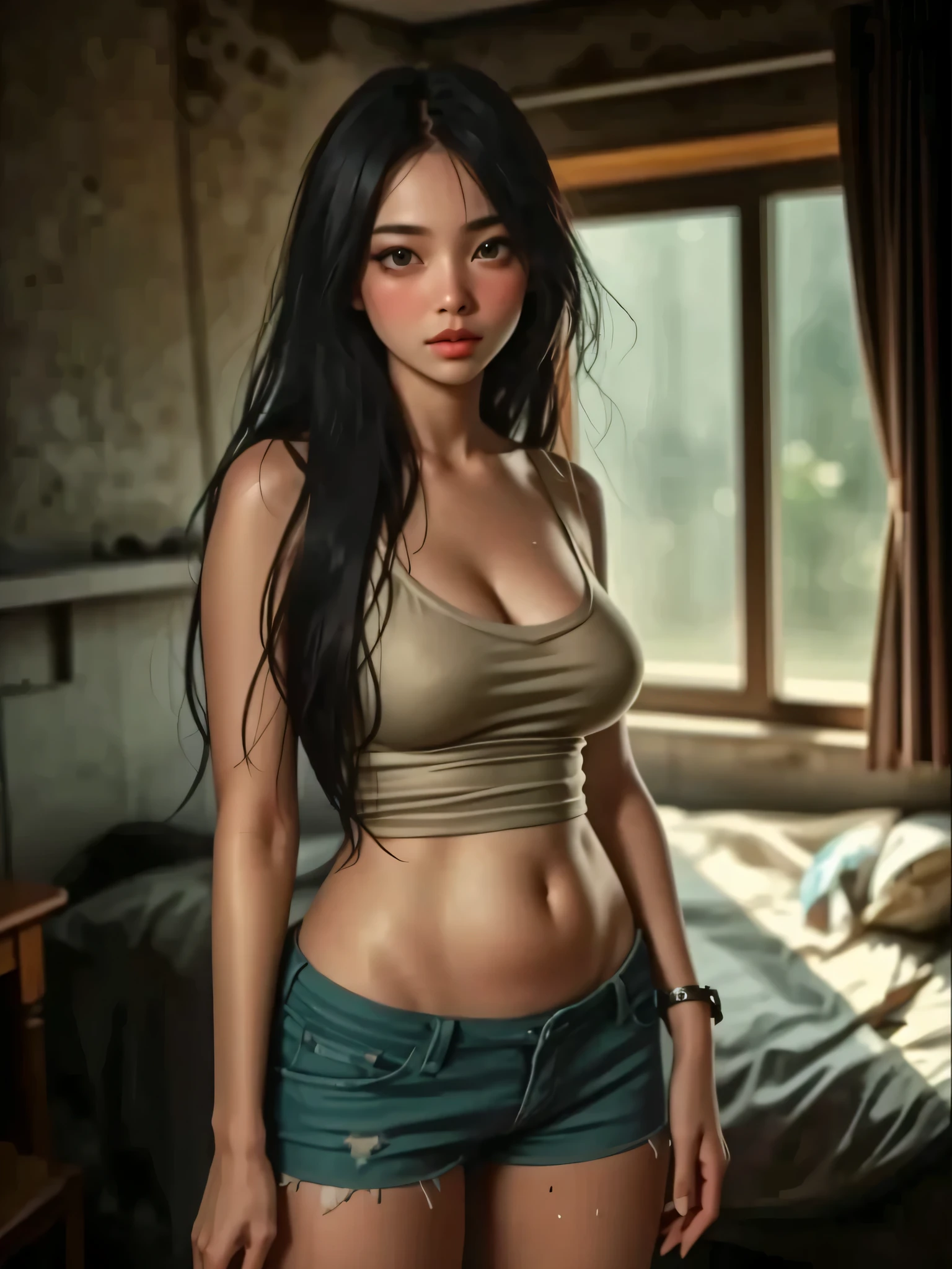 Sexy Indian girl, wears nothing,  girl and her boobs, 8k ultra HD and 3d, showing boobs and nevel