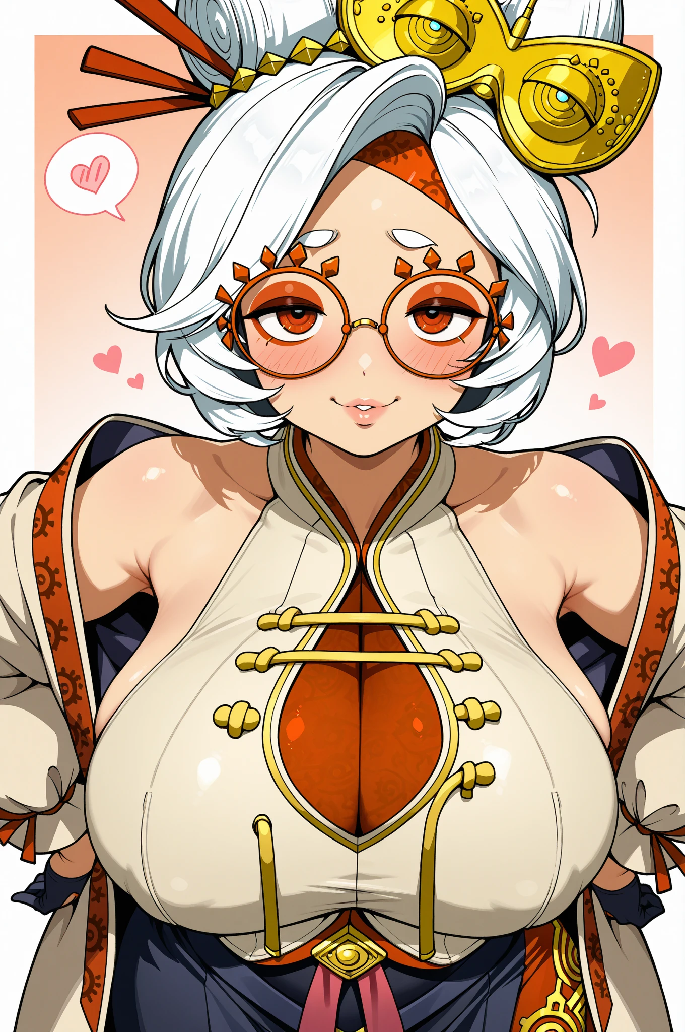 With a pure face, Large Breasts, super Large Breasts, obesity, White skin, Sexy pajamas, Transparent gauze, Lace, Glasses, Milk flows from her mouth