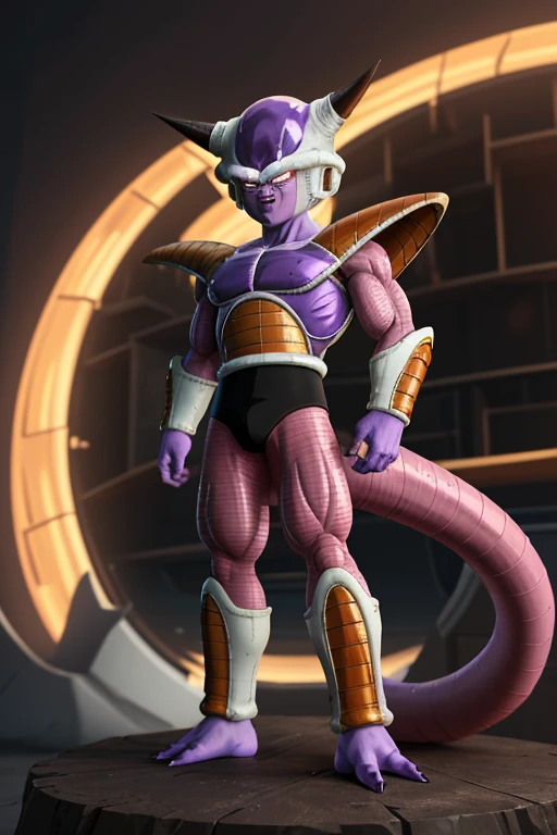 (((Extreme close-up Majin Buu fusion Xenomorph Alien the eighth passenger universe Dragon Ball Z frontal images Color Splash)))