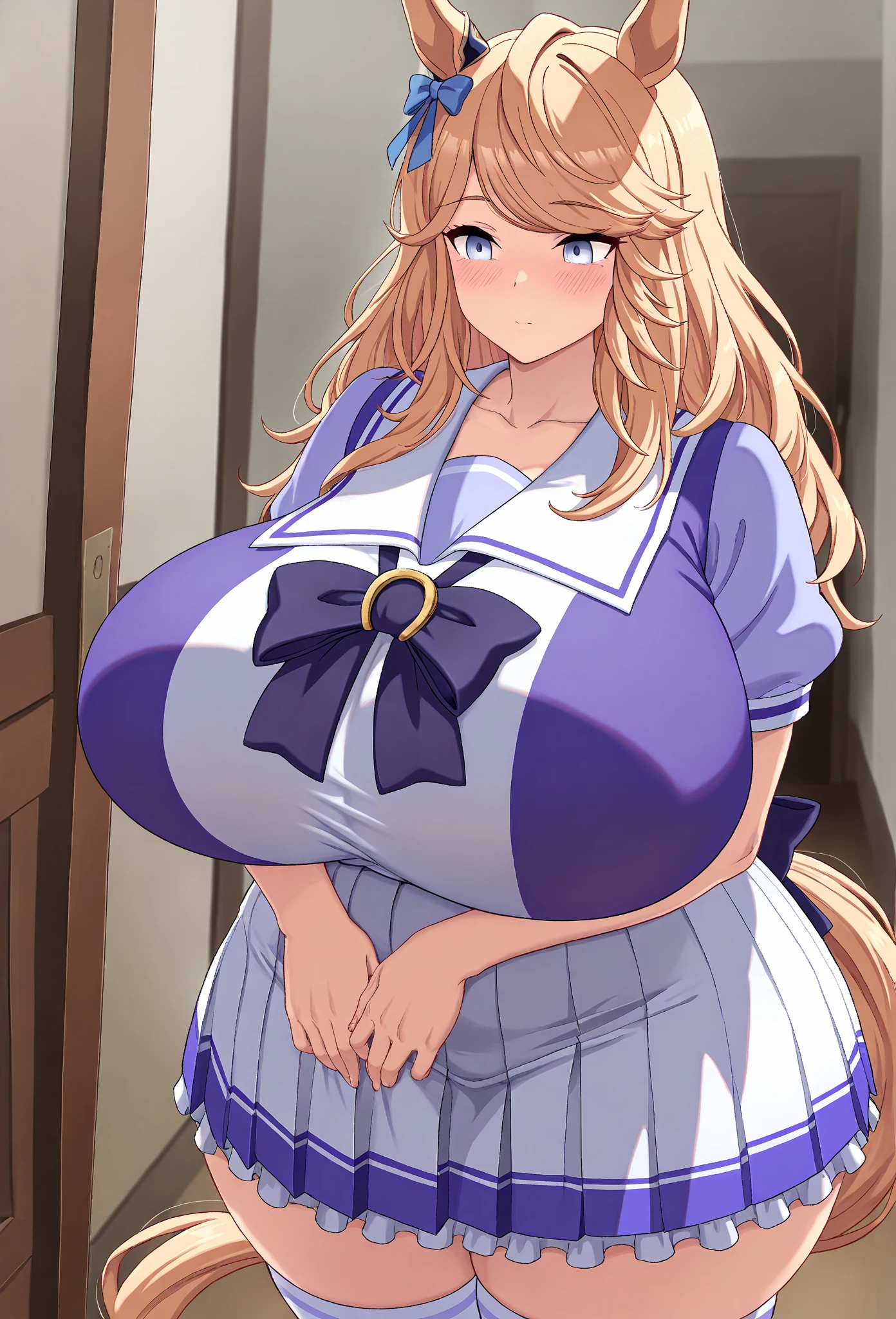 ((highest quality)), ((masterpiece)), (detailed), Perfect Face, Define the body, Big cleavage, Big Hips, massive legs, Overflowing breasts, Fat arms, Underbust, Fat, Xenoblade Chronicles 2 Mithra, extremely obese, ((body tied up with rope)), dark warehouse, angry, blondehair, surrounded by many food, covered in food, Torn clothes, handcuffs, naked, nippls, exposed, sweaty, exposed nippls