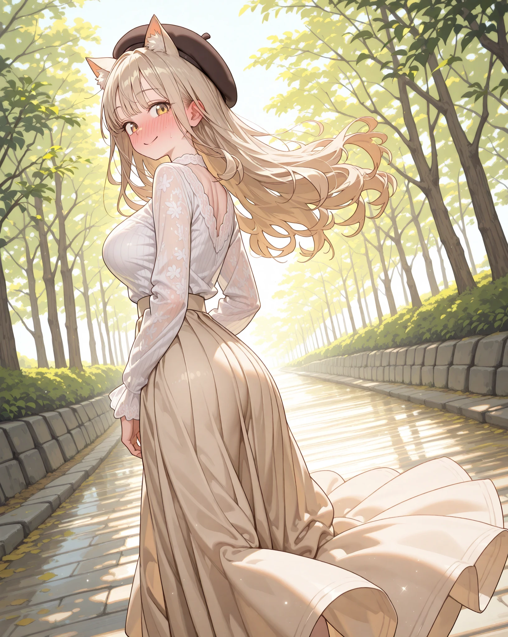 1girll，jaket，White clothes，long whitr hair，cheerfulness，Yellow skirt，Yellow running shoes，white legwear，Sitting in Car，looking out，open lips，wheezing，laughingly，laughingly，opulent，multicolour，rays of sunshine，galaxias，multi colored eyes，BREAK，(Skysky) ，eventide，(​​clouds，wheat field，ricefield，Pickup，The Car，SFW，(tmasterpiece: 1.2) ，Best quality at best，tmasterpiece，High score，primitive，extremelydetailedwallpaper，perfect litthing，(Extremely detailed CG: 1.2),