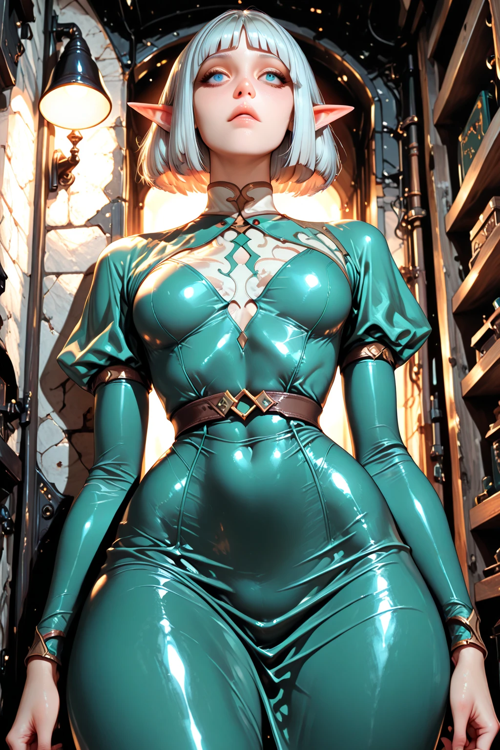((Browsing Caution))、最high quality、high quality、Best image quality、8k、最High resolution、High resolution、最high quality、masterpiece、RAW Photos、whole body写真、Detailed and realistic human body、Detailed and realistic skin、Realistic face in every detail、Realistic reproduction of every detail、Detailed and realistic lips、Detailed and realistic teeth、Detailed and realistic ears、Detailed and realistic hair、Realistic reproduction of every detail、Realistic fingers in every detail、(Beautiful Hands、thumb１reference４)、Realistic feet down to the last detail、Realistic feet down to the last detail、Realistic breasts down to the last detail、Realistic areola down to the last detail、Realistic nipples down to the last detail、Realistic pussy down to the last detail、Realistic vagina down to the last detail、Realistic clitoris in every detail、Realistic anus down to the last detail、((Beautiful Japanese Girl))、(Japanese Model), (Japanese women)、((18 year old beautiful girl))、(Black Hair)、(Random Hairstyles)、((whole body))、((Beautiful large breasts pointing up))、(Slim and perfect body)、(whole body光沢肌、Fair skin)、Soft natural light、The interior of a medieval European mansion、Interior decorated with artwork from the 1690s、 Inside a 1600s mansion、Classic Bedroom、Complex room、Classic interior、(Reflective Metal Slime)、(Mirror-finished metallic slime)、((Mirror Metallic(Apply metallic goo all over the skin))、((Mirror-finished metallic slime(The lines of the body are clearly visible))、Sexy pose