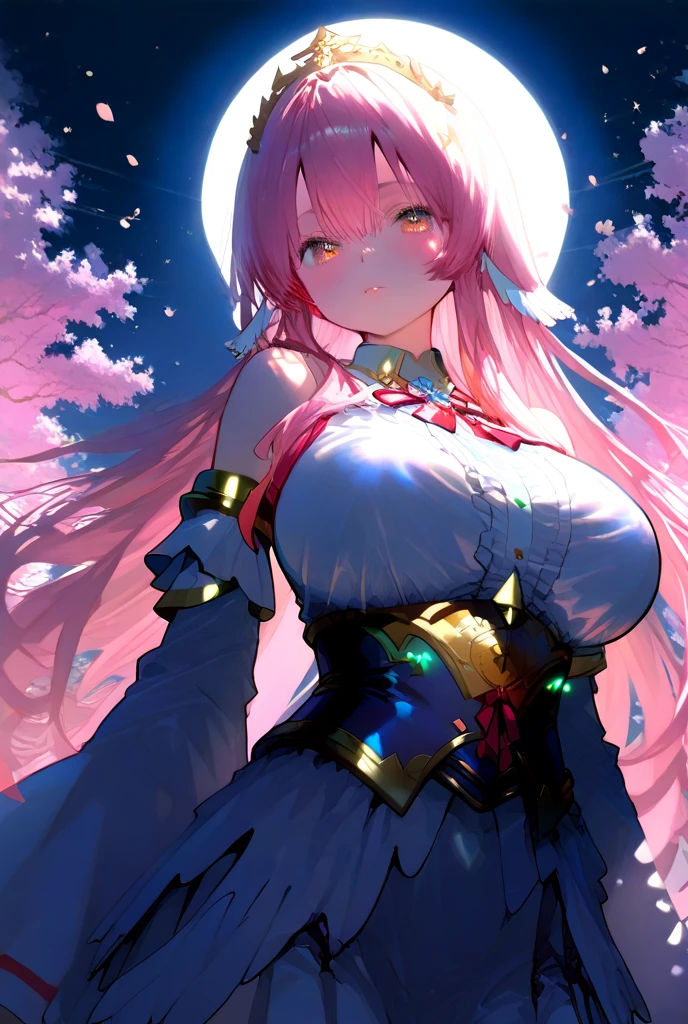 Masterpiece、最high quality、high quality、High definition、High resolution、High detail、Lens flare、Ray Tracing、high qualityなテクスチャー、high qualityな影、Beautiful details、Detailed explanation、Detailed texture、Realistic facial expression、Realistic and colorful、Delicate、Cinematic Light、Side light、Sharp Focus、(1 Female:1.3)、(Intricate details、Makeup、Pure Eros Face_v1:0.5)、(Details Beautiful delicate face、Detailed beautiful delicate eyes、Perfect Facial Proportions、Detailed skin、Charm)、(anime、Mirimnava)、Fancy Twin Tails、Beautiful bangs、Pink Hair、(Two-tone gradient hair color)、slender、(Large upward-facing breasts)、(Detailed crotch、V-Cut、High Leg、Thong)、Thighs、Dress shirt、Removing the Sleeve、boots、Provocative attitude、Release your knees、Leg spread、Raise your arms、Low-angle composition、(Take a deep breath、Work on this image step by step)