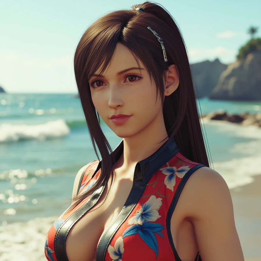 Mai Shiranui, (best quality,ultra-detailed),(realistic:1.37), beautiful and detailed face, ultra-realistic texture, delicate face, athletic body, vivid colors. High definition, 8k, angry expression
