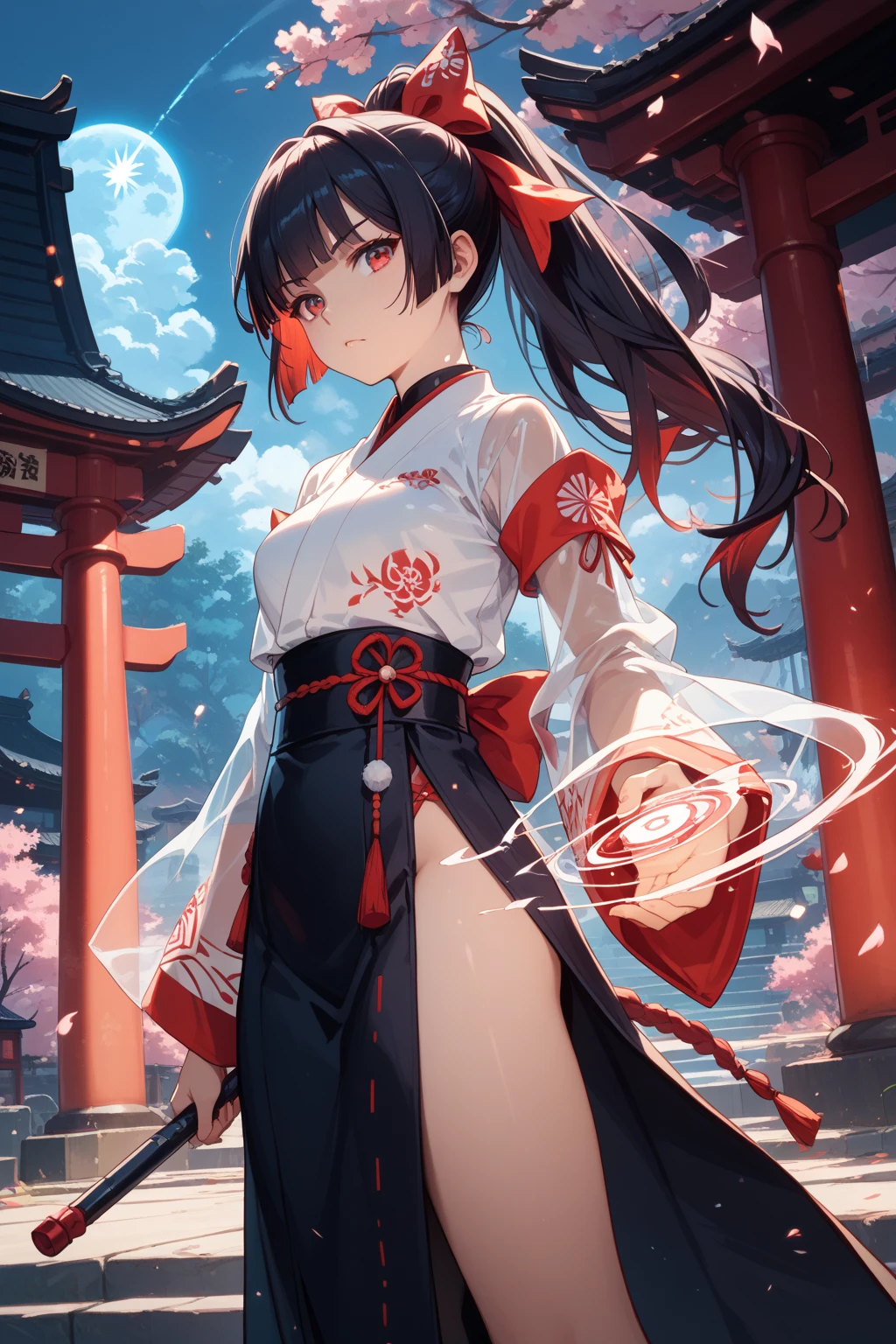 ((best quality)), ((masterpiece)), (detailed), Japanese style, samurai style, Mitsuri Kanroji character, 1girl best quality, portrait, ultra detailed, pretty face, perfect anatomy, soil, pale skin, hair giant green rose, perfect hair, bangs, eyes, pupil, perfect outfit, arms, hands, thick legs, big thigh, possession, blue background, fortnite,
INFO