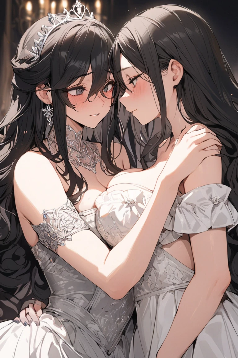 ((Biologically correct limb count))、((whole body including face))、4K、Masterpiece、((Focus on the face))、((Symmetrical, well-proportioned facial features))、Eyes with delicate depictions、(((1 person)))、Beautiful woman、Outstanding style、Slender Body、((Headband、Gothic Lolita、dress、(High heels)))、(smile）、(Close-up photo of the upper body）、High angle、Stop and look up、Photo with white border、monochrome