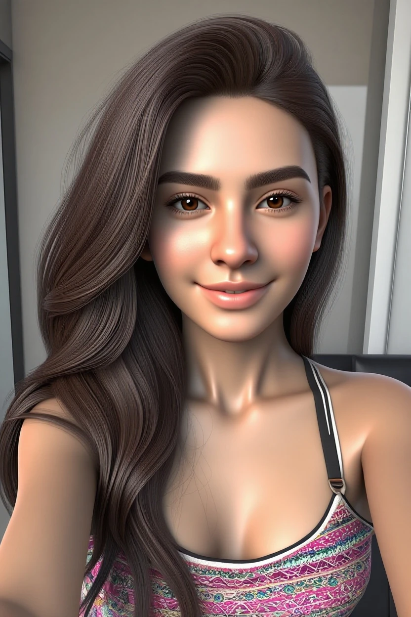 Create a basic 3D mesh, aligned with the head and body of the person in the photo.

Use the photos as a reference to sculpt a detailed 3D version of the person. Right