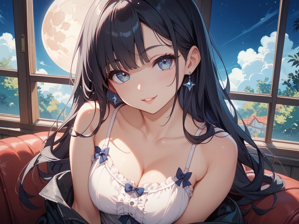 moonlight　Beauty　Long Black Hair