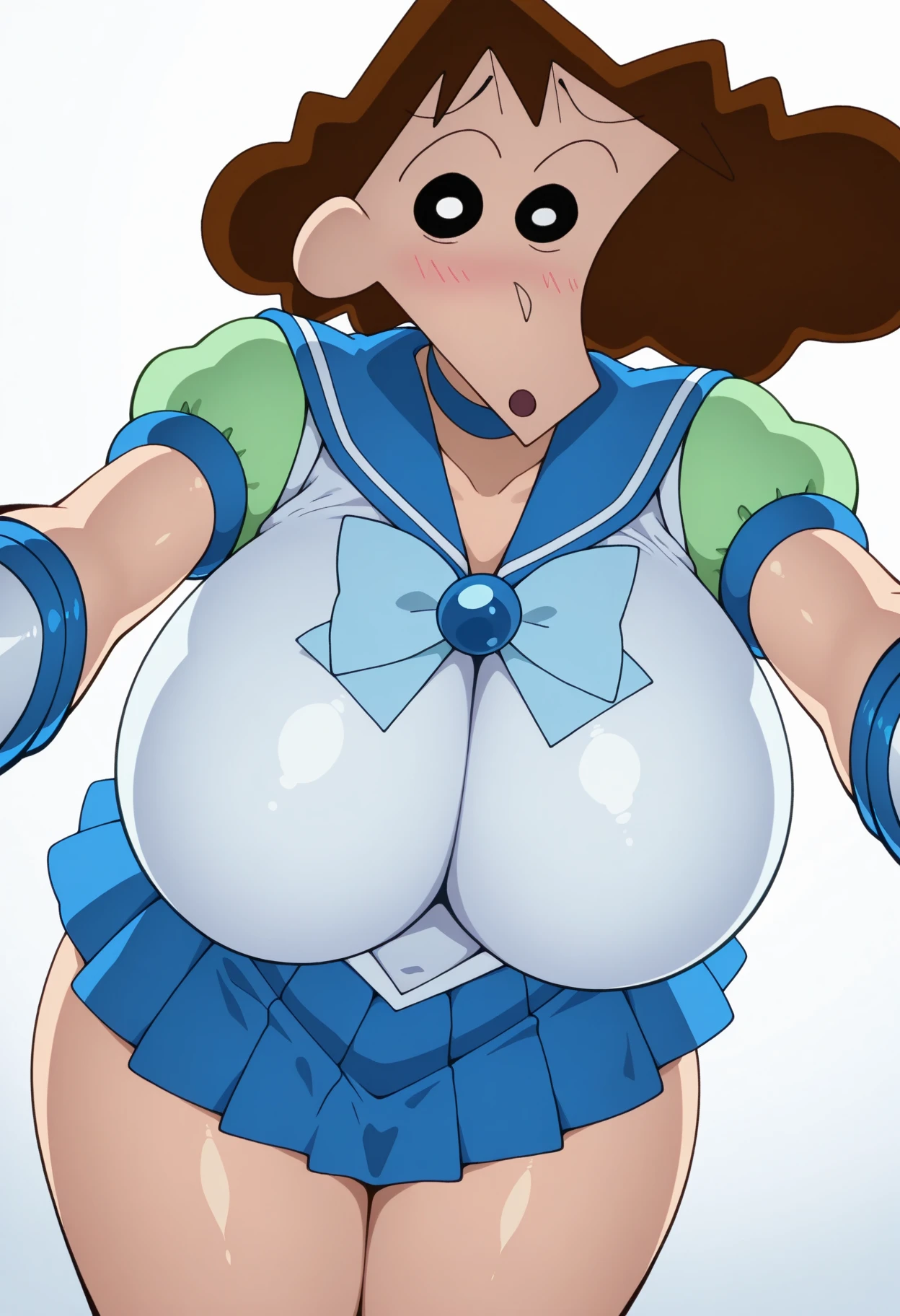 (Full Color:1.2) Bathroom Her large, protruding breasts were exposed. big ass naked Sophisticated, Cute and beautiful busty female teacher, Glamorous Body, Huge nipples, Sailor Mars Erect extra large nipples、Dark pink nipples、Lumps or wrinkled areola、Huge breasts with huge erect nipples The whole body is thick、Abdominal muscles naked、Realistic、The skin, especially on the chest, is now more realistic.. pubic hair Armpit hair おまんこ露出肛門pubic hair Fishnet tights choker Full Colorの全nakedSailor Mars Big nipple play Sailor Pluto