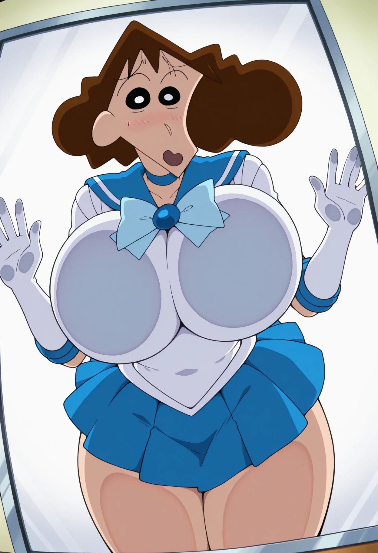 3mmy, maiddress, maidheadpiece, big breasts