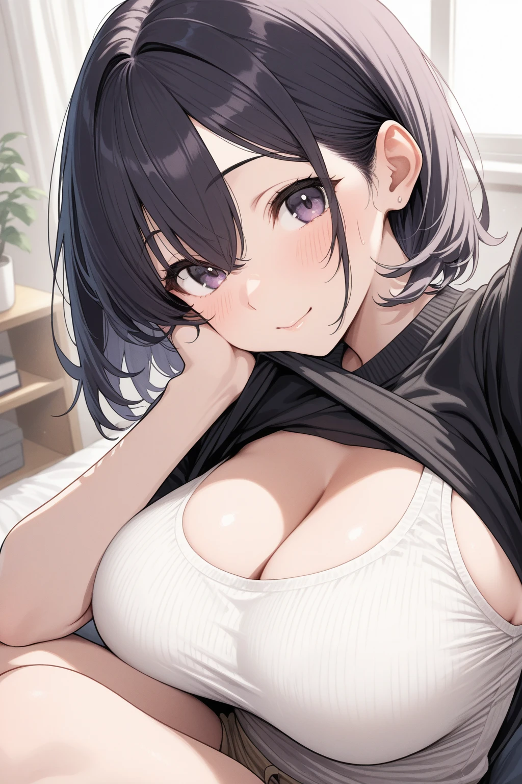 {{{{{16k, Camera angles close to face and tits, Sex shot with a childhood friend as she holds the camera with both hands to show her face}}}}}, {{{{{The person who visited me at the delivery sex service happened to be a childhood friend, and we had a touching reunion and he hugged me like a lover and we had sex as much as we could, She gaze me with her eyes upward drooling from the tip of her slender tongue and sticking out her tongue lovingly and She brings her face up to the lips of her beloved in front of her with a virgin's submissive expression and tries to kiss her with the tip of her tongue, Tonight I can fuck the girl in front of me however I want and she accepts it, transforming a Japanese girl into her facial rank to the SSS rank of top-notch pretty actresses, She's in a romantic hotel filled with female hormone steam, When I adjusted the control panel on the hotel wall to her innocent beautiful big tits slender underbust her appearance changed to a cute pure and gentle expression, she grew into a girl that she had an lewd fetish for lips and necks and waistlines, The lush growing tits and waistline of ripen quickly when the control panel is moved to her in her prime as a girl, her clearer nip line from underbust to hips, Her too-beautiful rounded tits wrapped in her tight knit sweater, Her hair is replaced by a bang long glossy very Straight black hair, The growing body is reproduced with thick vivid lips, She transforms her into a cute once-in-a-millennium}}}}},{{Extremely detailed}},{{{{{Her sex-tinted smile when I inserted it into her cunt and thrust it a few times, integrated Her naughty smile, her head small, She's white glutinous and beautiful that you want to fuck her her tits pulled together her nipples exposed and her hands spread wide to accept a fuck shot, Enchanting Too thick and erotic deep pink lips, Her thickened lips shimmer with luster}}}}}