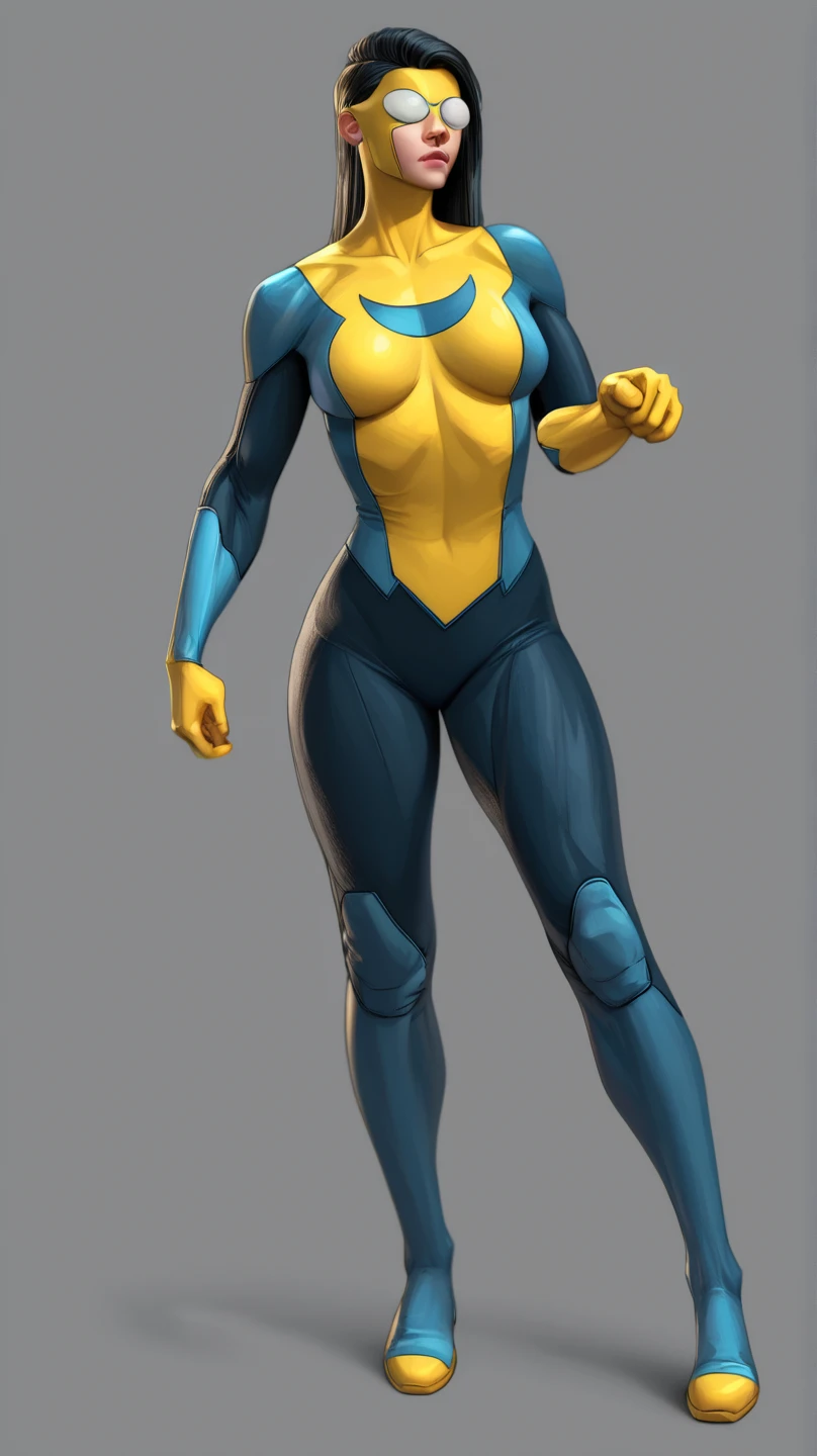 Black blue hair, Hair covering eye, hair on face, cory chase as an atlantean, portrait of modern darna, as an atlantean, qiyana, comic book character, 90s comics, cassandra cain in satin, zenescope, power pose, looks like laura barriales, she hulk, looking at viewer, shy expression, Brazilian mix race, full lips, tanned skin, soft features, confident smile (full lips, full bottom lip, thinner top lip, light brown lips, natural), long beautiful hair, hair on eye, lips (thick bottom lip, thin top lip)