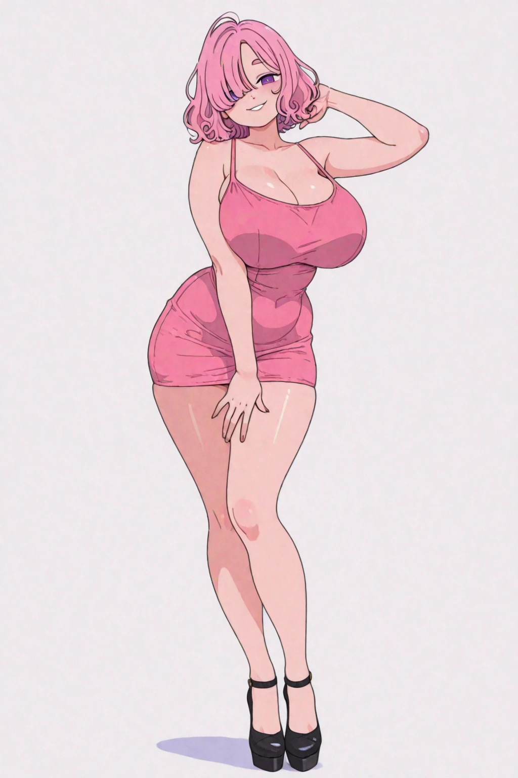 (full body), full body in image, full Lois griffin from family guy, lois griffin clothes, fusion of lois griffin from family guy and Lois griffin from family guy of FOX, full woman, full body, long hair, female body, curvy body, thicc body, big thighs, voluptuous body, full thick body, dinamic pose, curve body. detalied pose, body, simple background, expressive face, focus on face, line art, sketch
