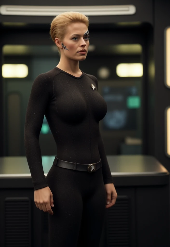 A full body of a beautiful black-haired Arabic ebony woman, looking at the camera, dressed in an ice blue Yendoca very deep open uniform. photorealism, cinematography, looking at the camera, digital art trends on Artstation 8k HD detailed realistic, detailed, skin texture, super detailed, realistic skin texture, armature, best quality, super high reidelity: 1.4), high resolution, detailed, raw photo, sharp re, by lee jeffries nikon d850 film stock photograph 4 kodak portra 400 camera f1.6 lens rich colors hyper realistic lifelike texture dramatic lighting unrealengine trending on artstation cinestill 800 ,8k, best quality, real picture, intricate details, ultra-detailed, ultra highres, depth field,(photorealistic,realistic:1.2),masterpiece