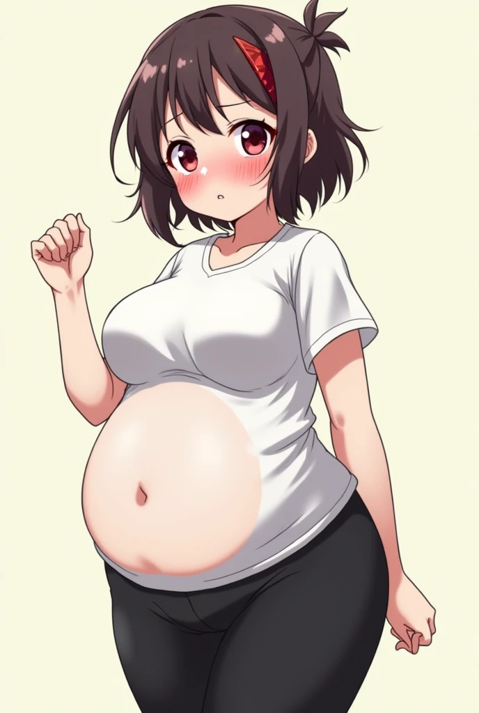 (Highest quality,masterpiece:1.3),((1 cute girl:1.2)),(child,:1.4), Low twin tails, hair, alone, Outdoor, cloud, black hair, dress, Ripped white shoes,Red Sky, shoes, Short sleeve, sneakers, View your viewers, Brown eyes, white dress, whole body, (massage the breasts:1.3), Day, cloudy sky, Floral print, 前hair, blue sky, Grass, blush, wood, (Huge breasts:1.6)、((Underboob))
