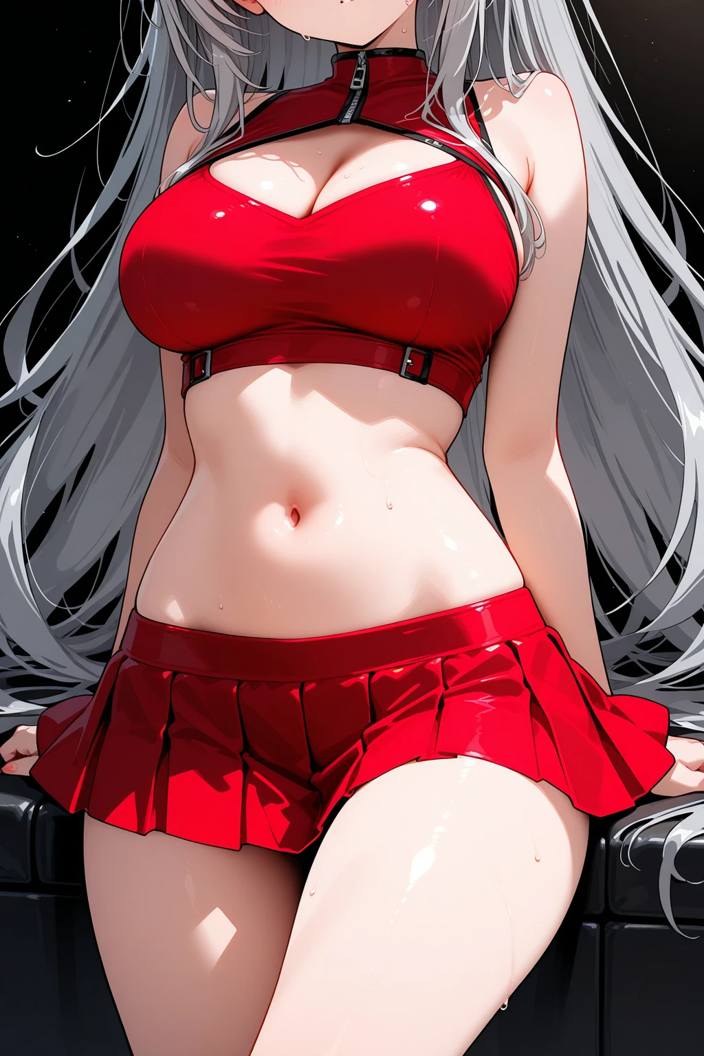 a cartoon image of a woman in a cheerleader outfit, top rated on pixiv, at pixiv, perfect white haired girl, extremely detailed artgerm, popular on pixiv, anime cover, pixiv 3dcg, seductive anime girl, rossdraws and jazza, pixiv contest winner, pixiv, rossdraws 2. 5, 8k