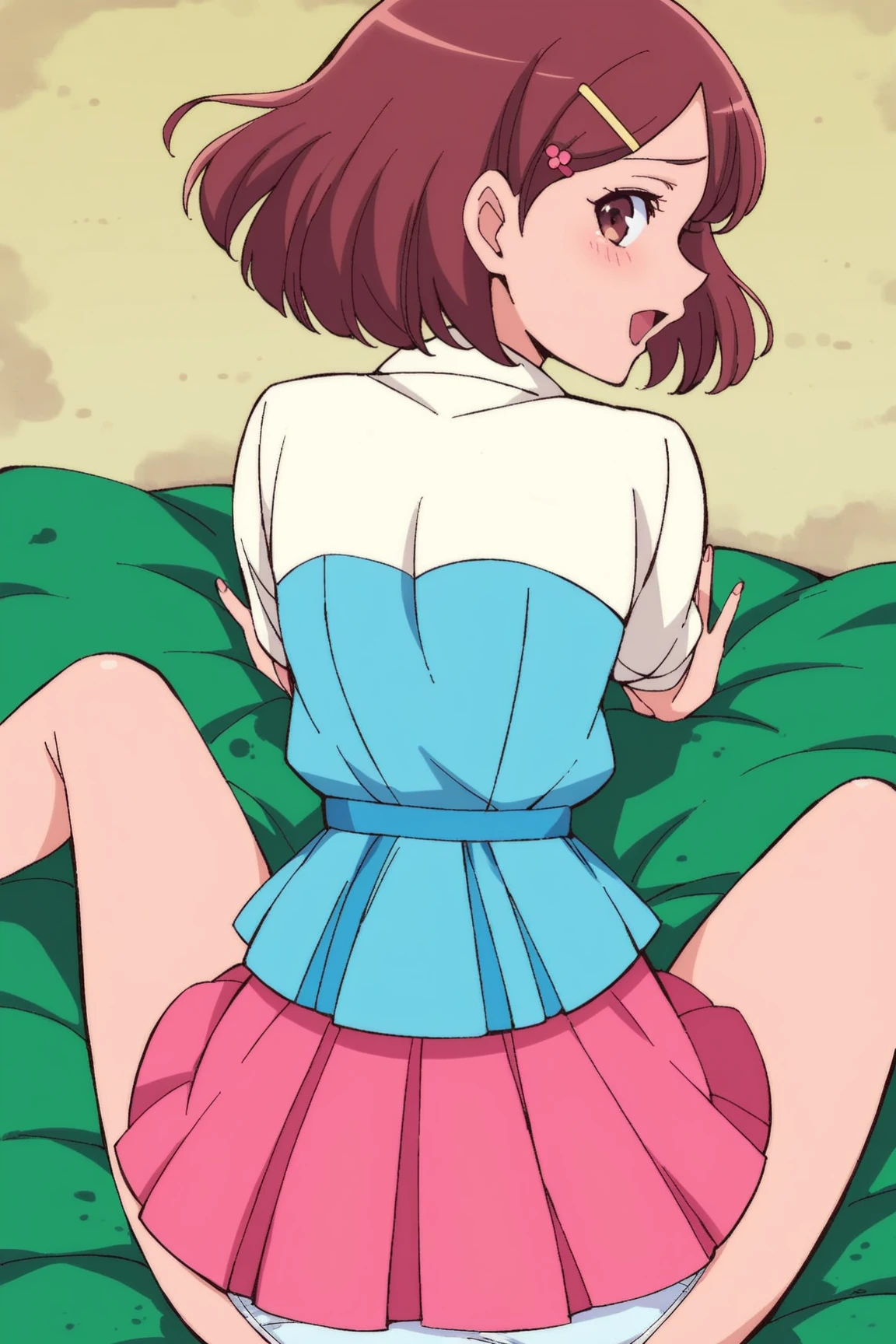 doremi,solo,1girl,masterpiece, expensive quality, very_expensive_solve, big_file size, full color,pussy,bed room,