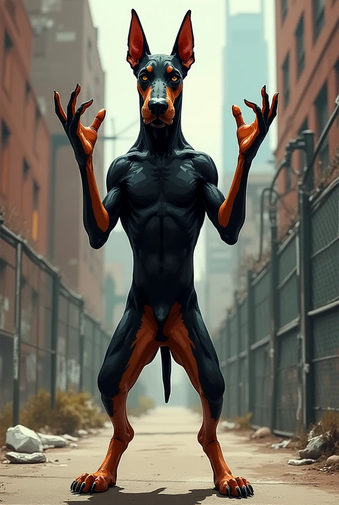 There is one adult character on this picture. The character is a slender male grey wolf, grey fur, slender character, slender, yellow eyes, barefoot, digitigrade, paws, black pawpads, wolf hands, black claws, wolf tail, topless, male bare chested, bare chest male, black nipples, black areolas, visible sheath, sheath, fully sheathed, visible balls, balls, visible testicles, testicles, ass, butt, nude, naked, nsfw. The scene takes place on a street at night. street at night on the background. Street. Night. The character is facing a wall. The character is peeing on the wall. The character is pissing on the wall. The character is urinating on the wall. Piss splashing on the wall. Urine splashing on the wall. Piss dripple from the wall. Urine dripple from the wall. Piss stains on wall. Urine stains on wall. Piss puddle on ground. Urine puddle on ground. Piss stream. Urine stream. Camera side-view. Camera side view. Side-view. Side view.
