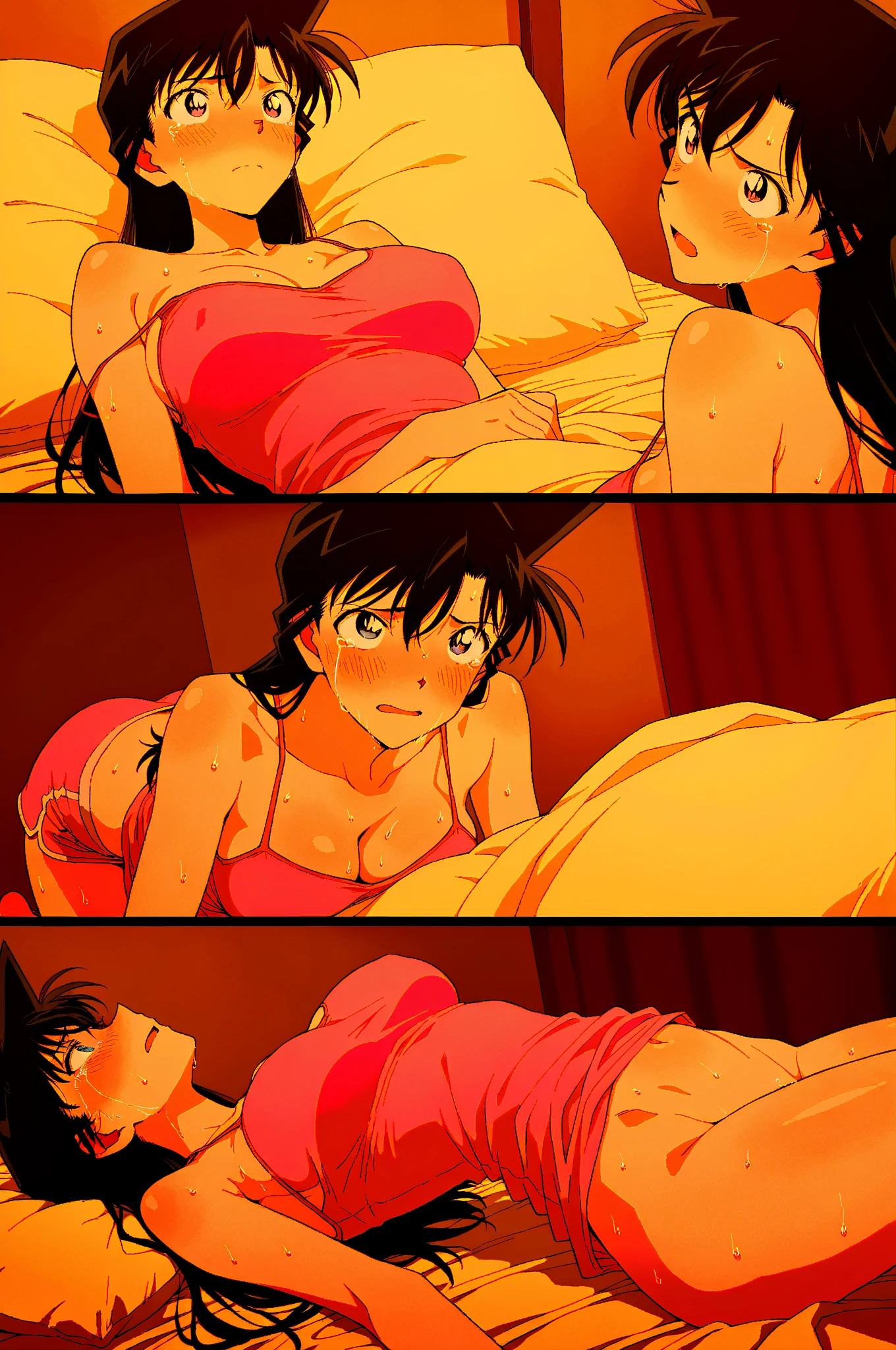Two conjoined women, Takemi Tae, Kawakami Sadayo